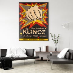 Klincz 1979 Polish B0 Large Film Poster, Danuta Baginska-Andrejew