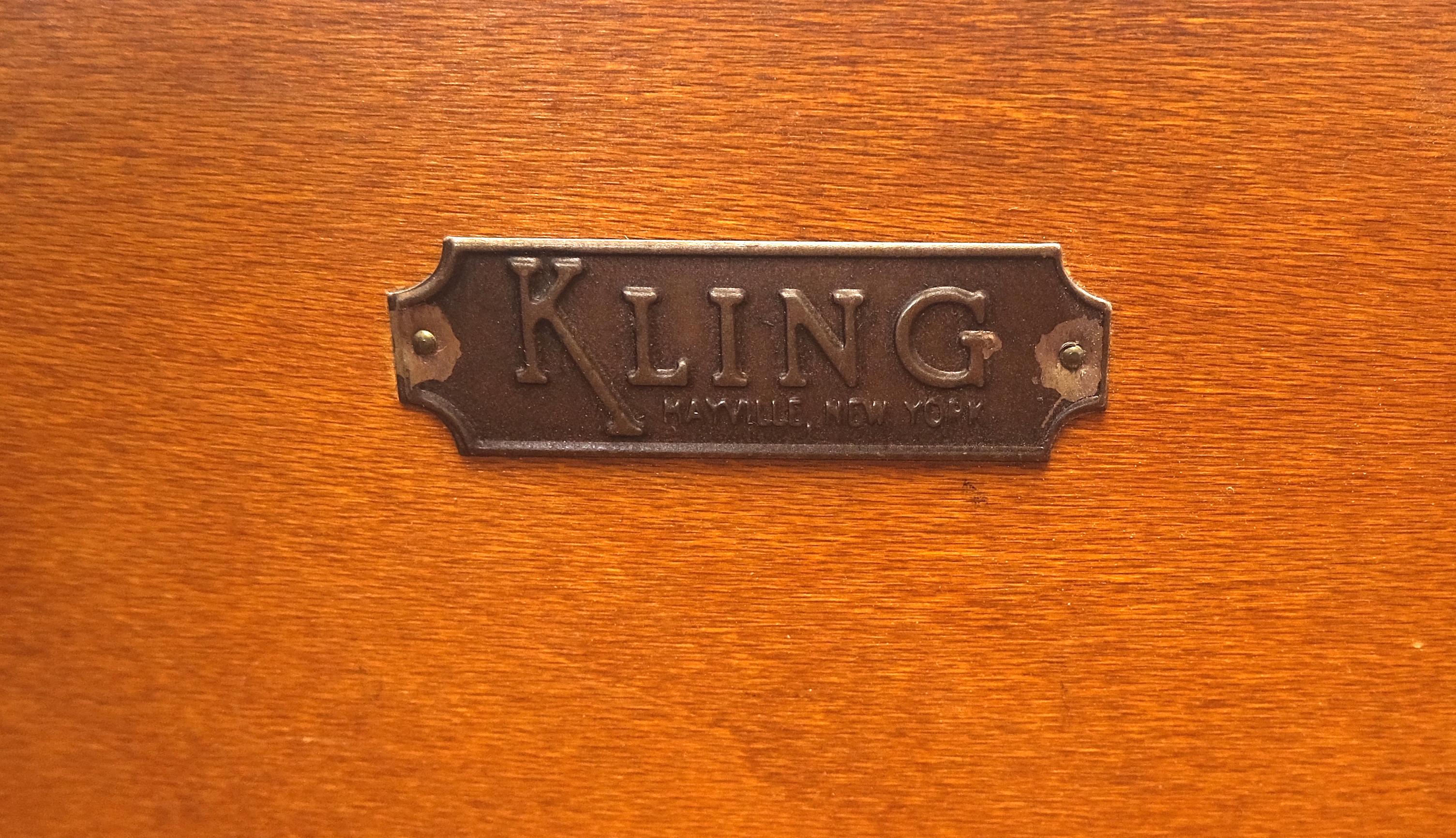 Cassettone Kling a 6 cassetti in mogano massiccio alto 50