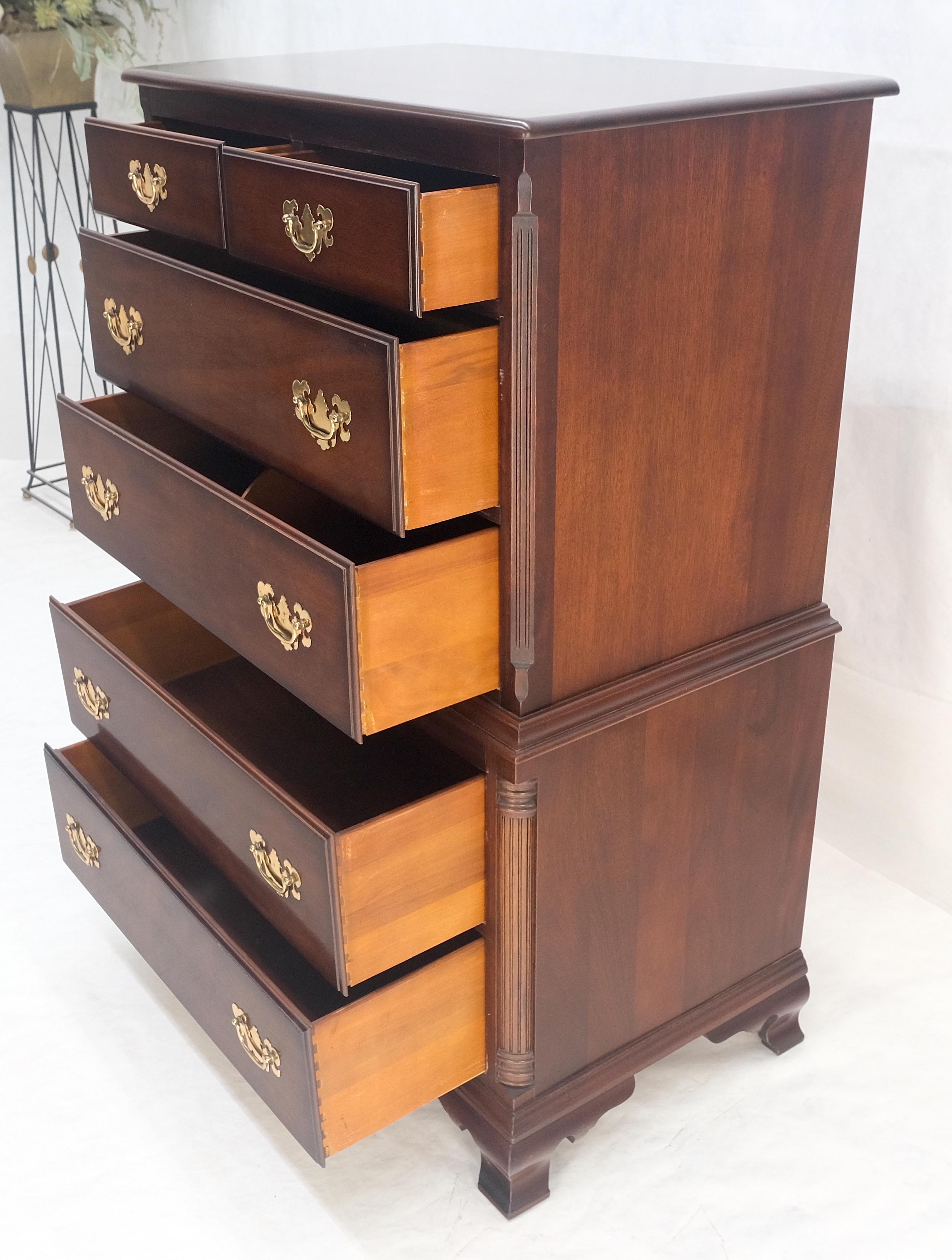 Cassettone Kling a 6 cassetti in mogano massiccio alto 50