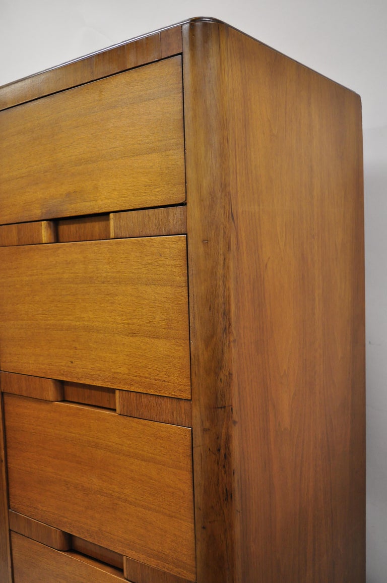 Kling Factories Waterfall Art Deco Armoire Mahogany Dresser Cedar Lined