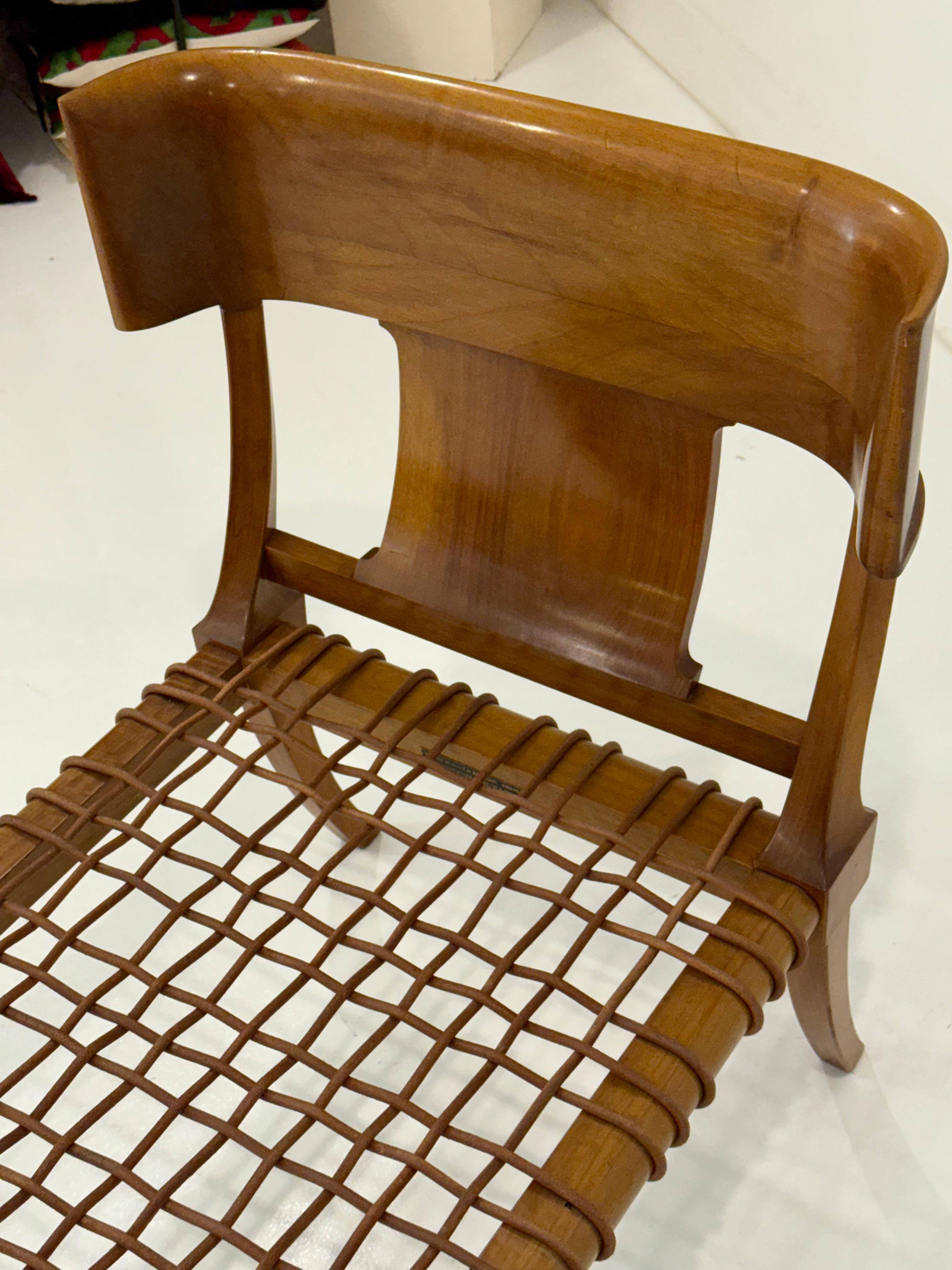 Polished Klini Lounge by T.H. Robsjohn-Gibbings for Saridis of Athens For Sale