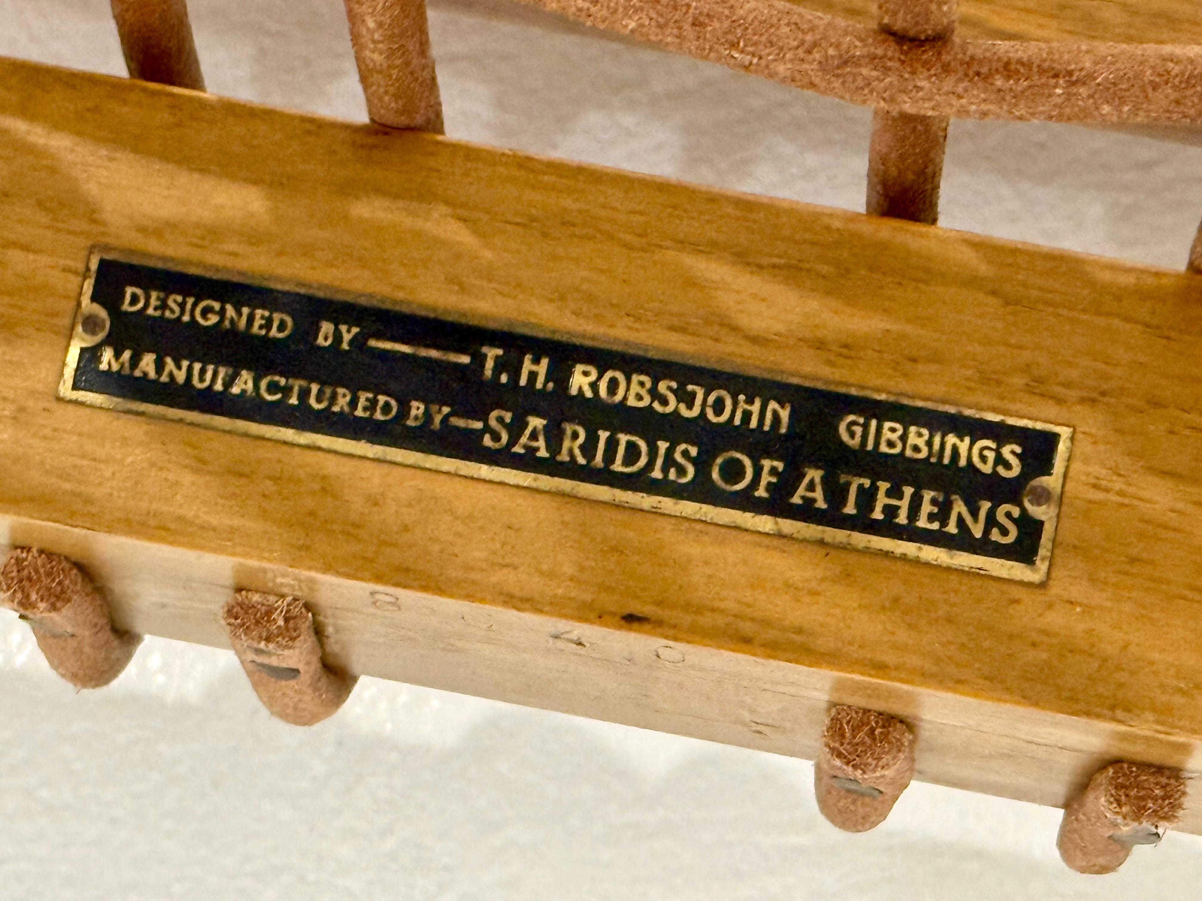 Klini Lounge by T.H. Robsjohn-Gibbings for Saridis of Athens For Sale 1