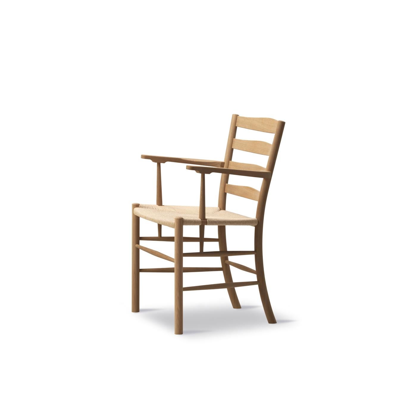 Contemporary Klint Armchair-Oiled Oak/Natural Paper Cord, by Kaare Klint for Fredericia For Sale