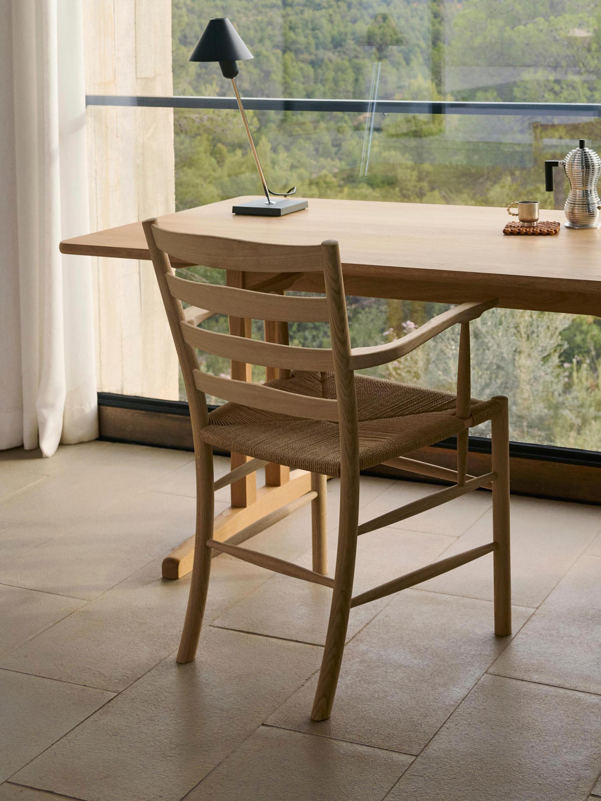 Klint Armchair-Oiled Oak/Natural Paper Cord, by Kaare Klint for Fredericia For Sale 1
