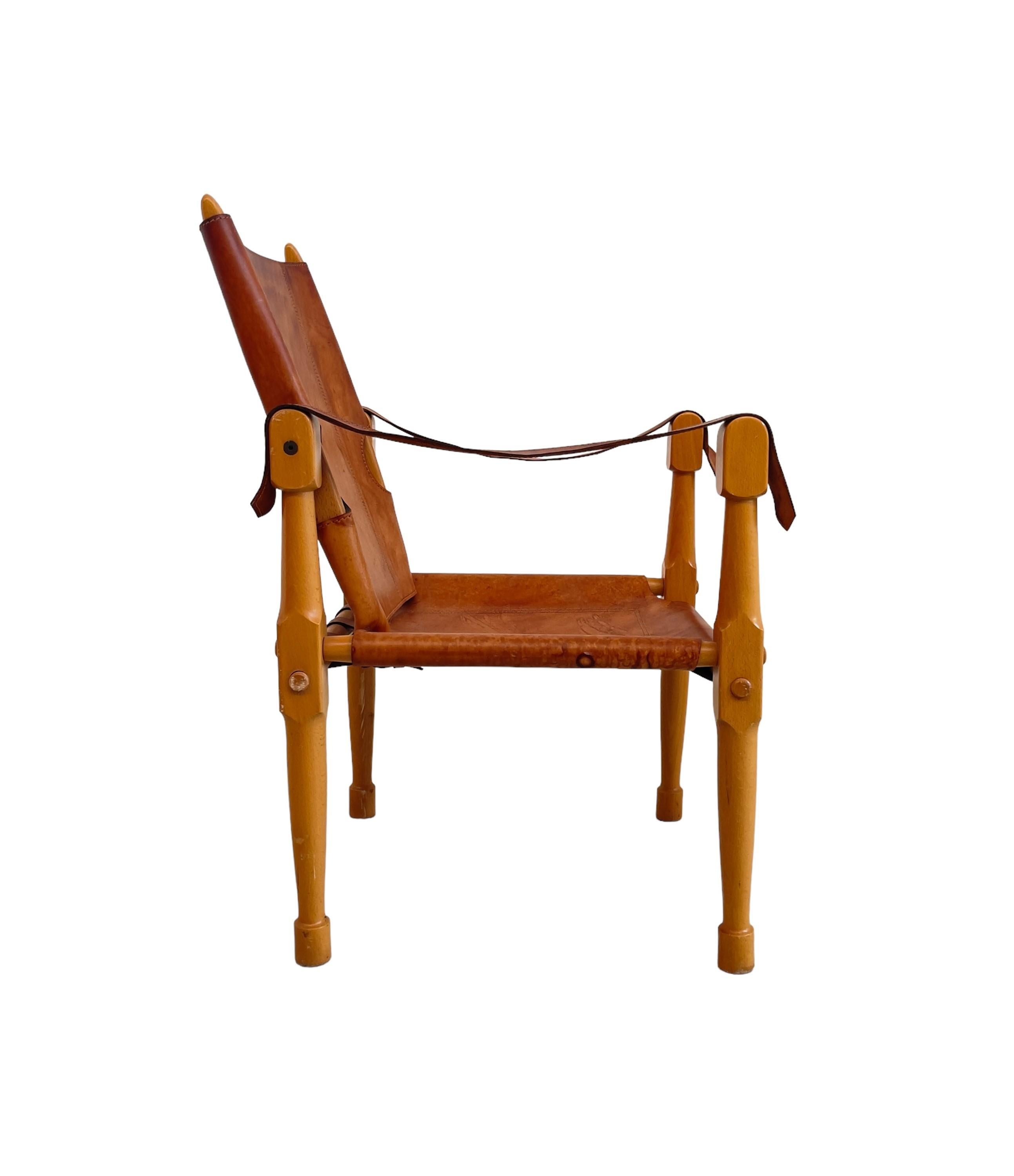Klint Kaare Pair of Safari Armchairs by Kaare Klint en vente 4