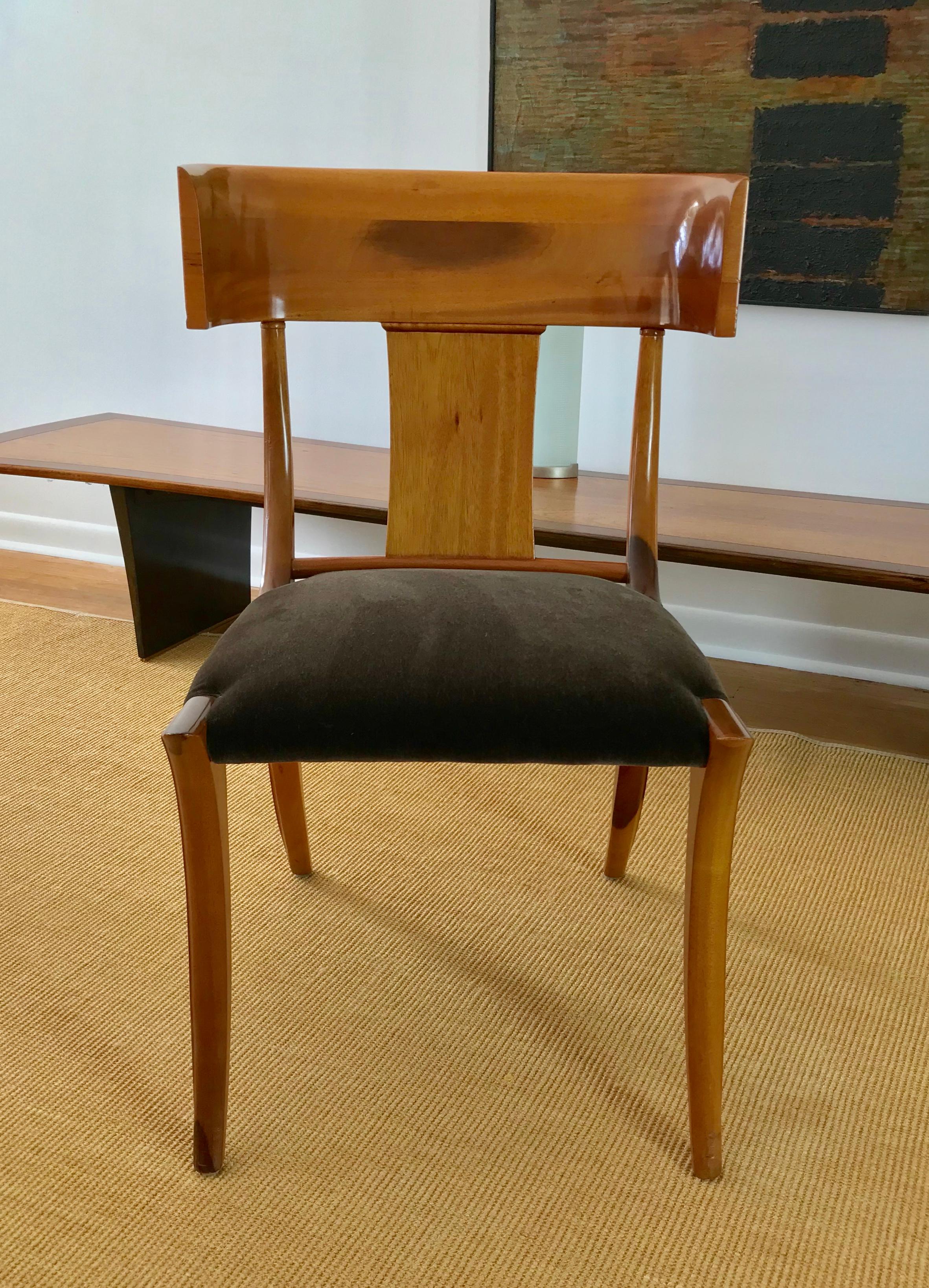 Klismos Athens Chair, Glenn of California, Designed by Stewart MacDougall In Good Condition In Doraville, GA