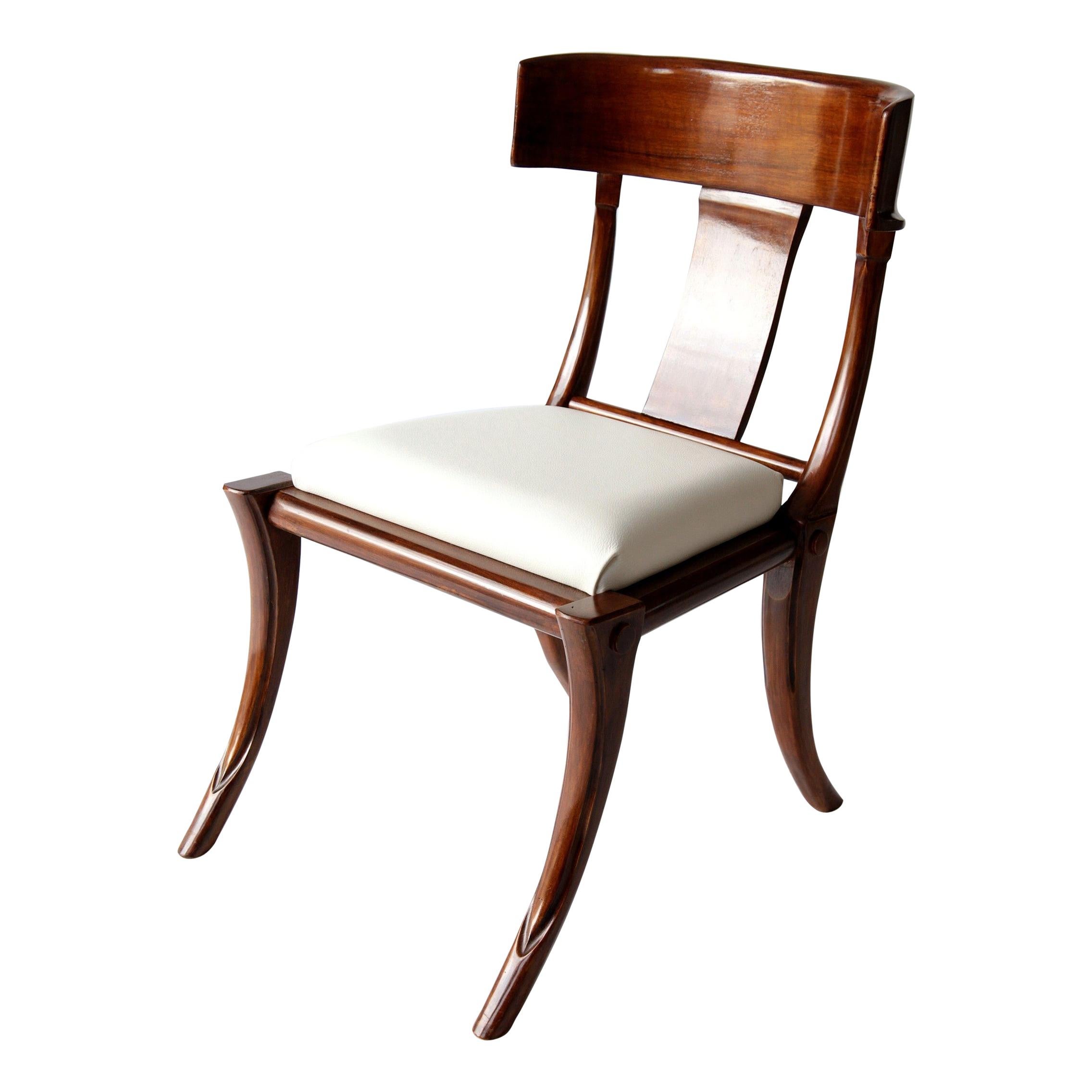 Four Italian Klismos Chairs at 1stDibs