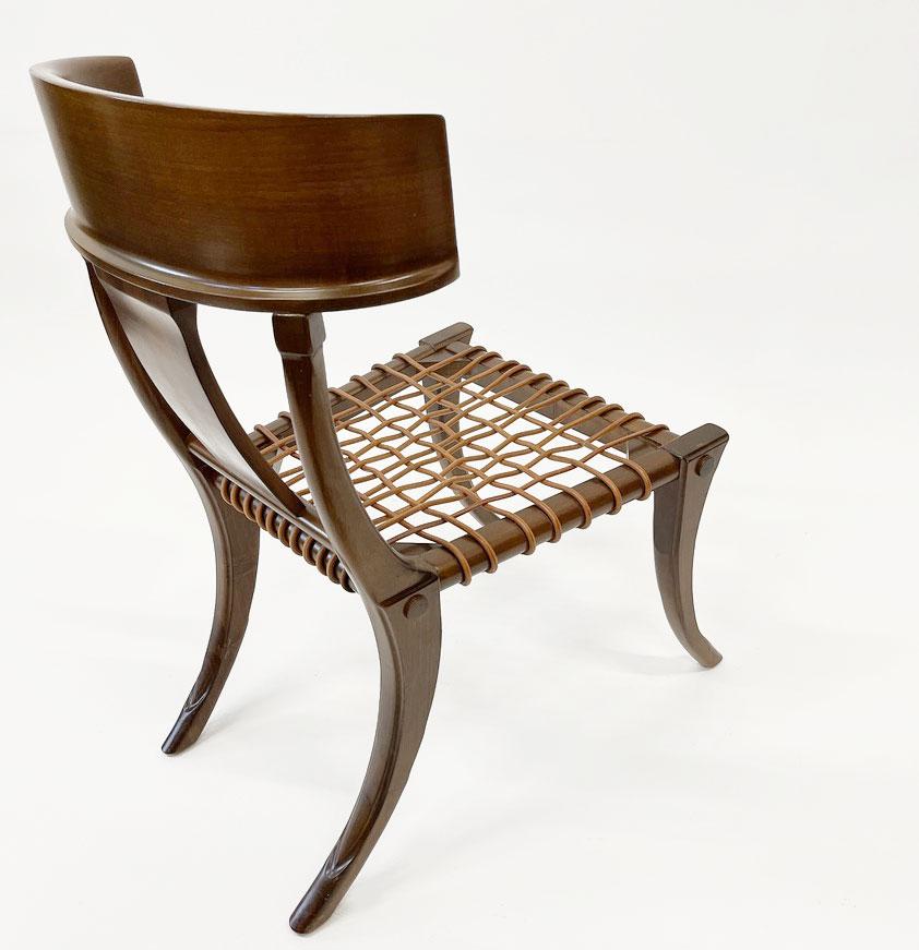 Italian Klismos Chair, Italy 1970s For Sale