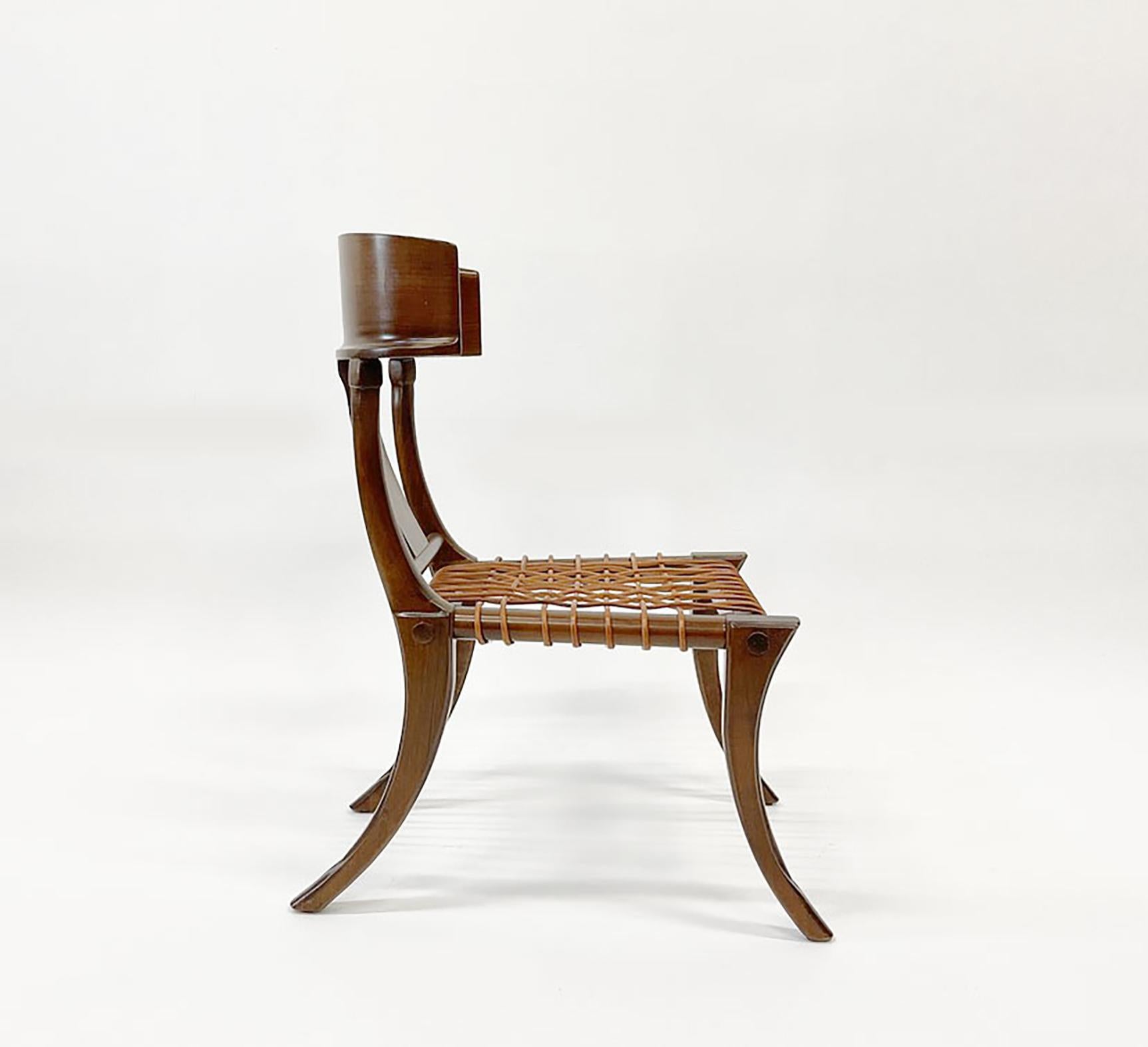 Late 20th Century Klismos Chair, Italy 1970s For Sale