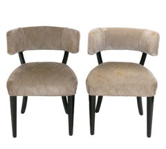 Klismos Chairs in the Style of T.H. Robsjohn-Gibbings Reupholstered Your Fabric