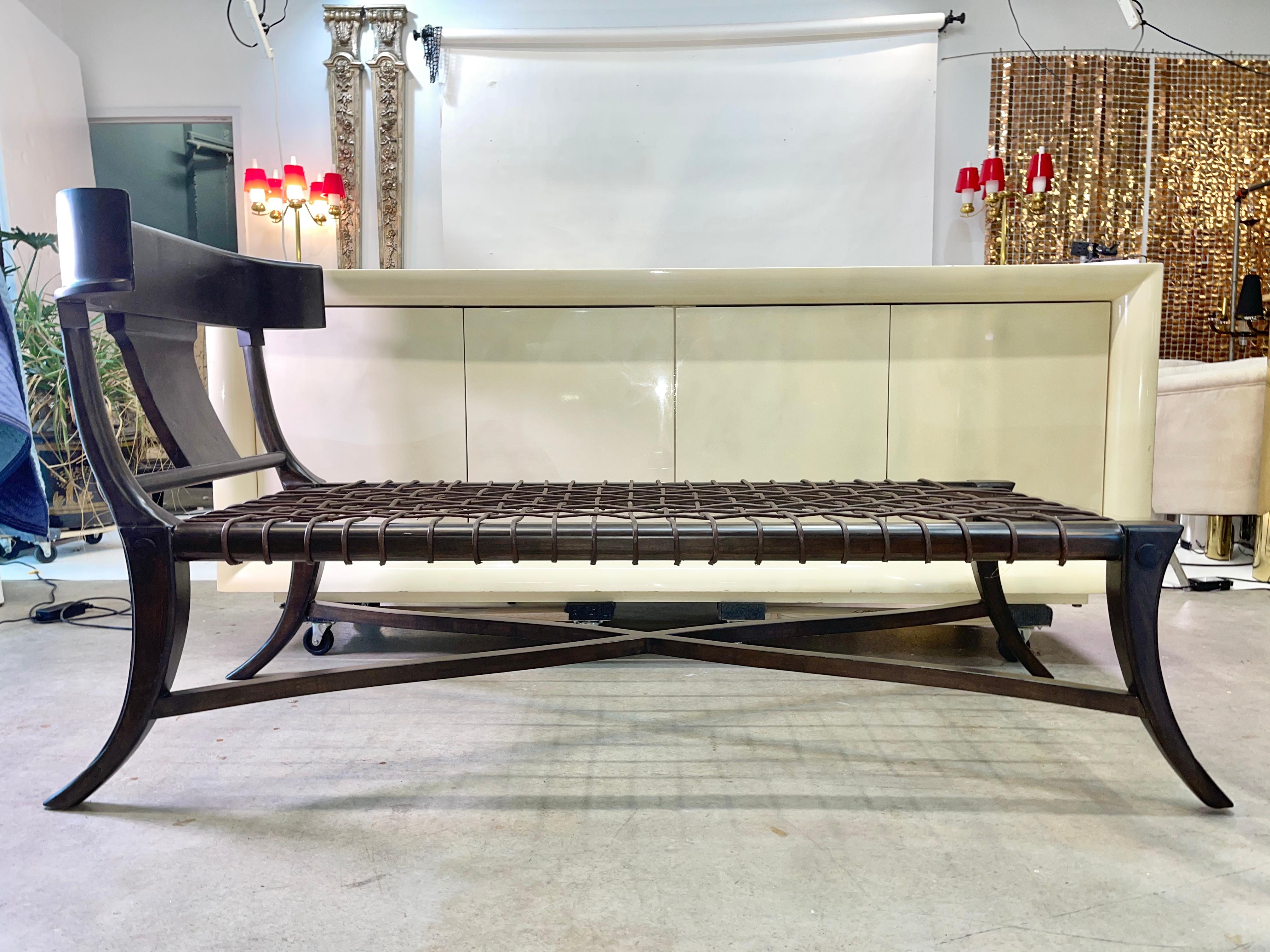 Stained Klini Style Chaise For Sale