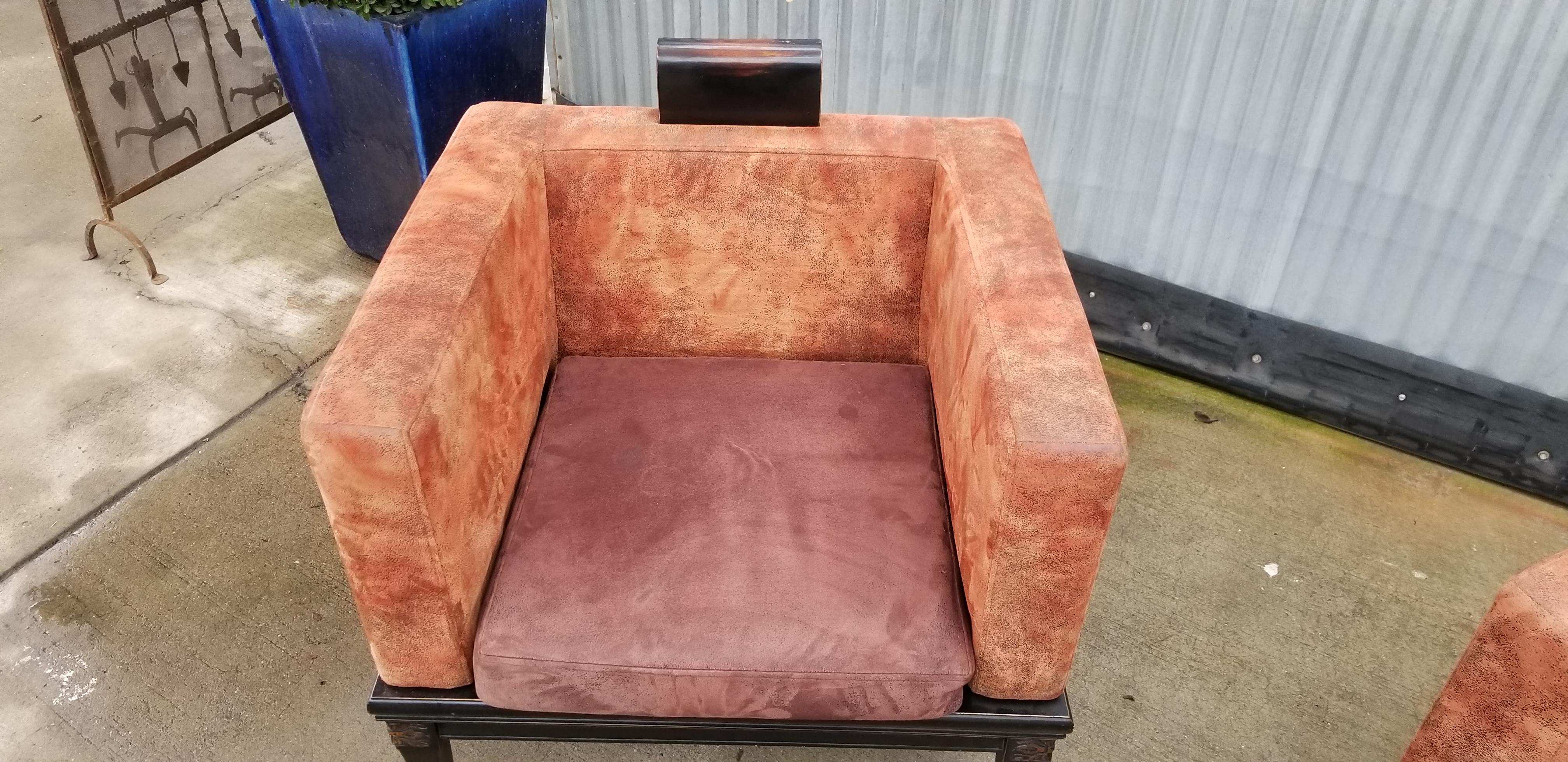 Klismos Cube Lounge Chairs 2