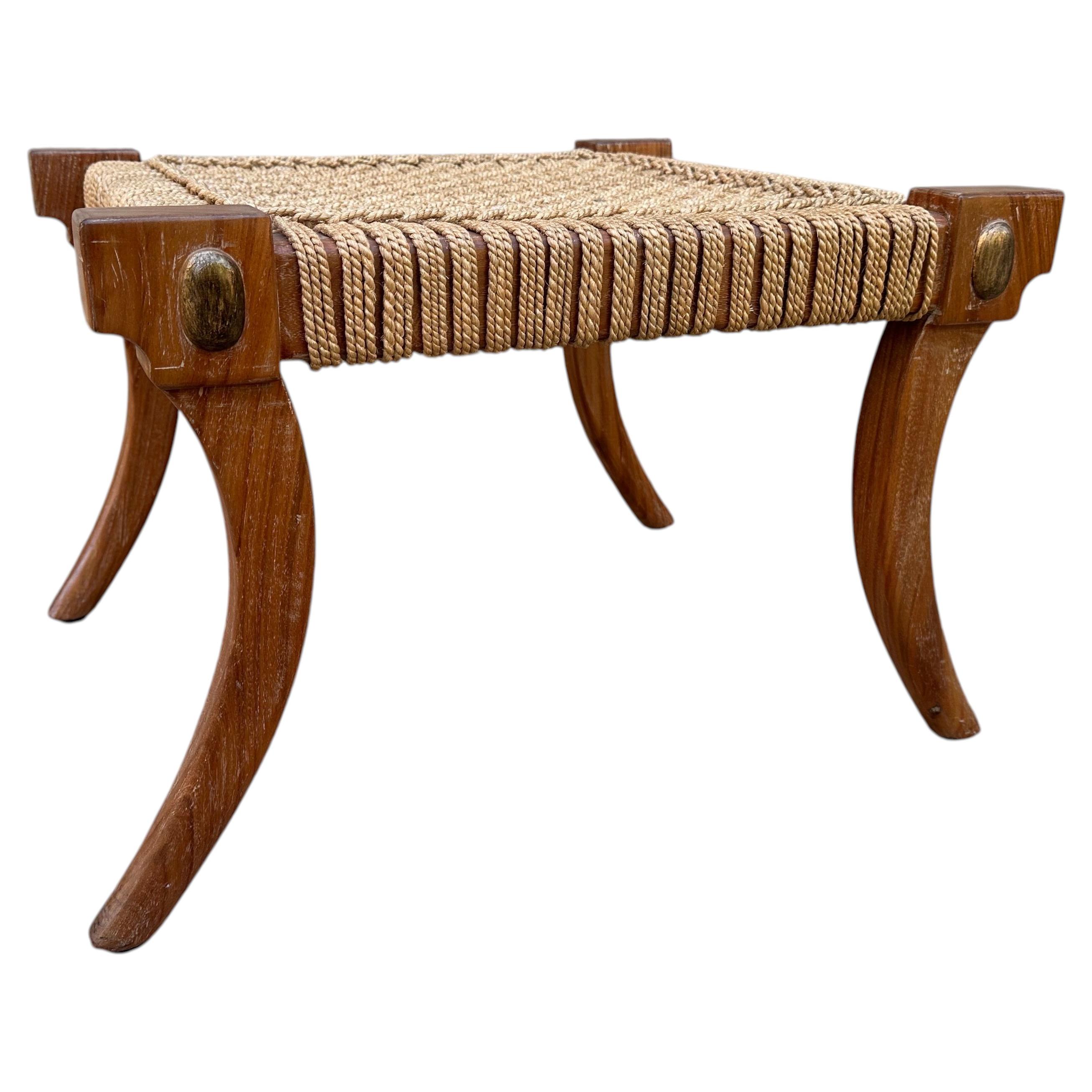 Klismos style stool