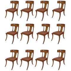 Animal Skin Dining Room Chairs