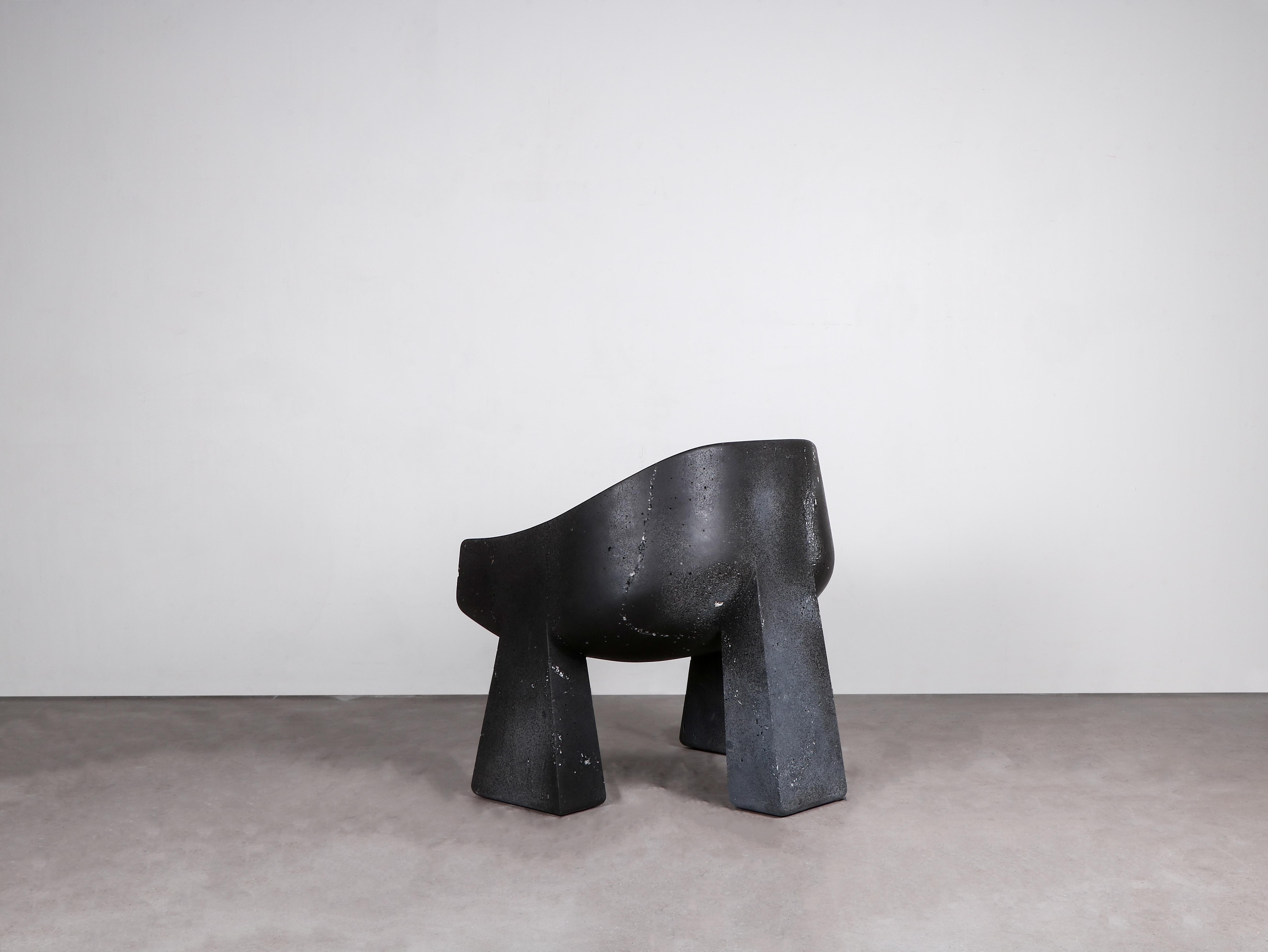 Suédois Chaise Klot Basalt de Lucas Tyra Morten en vente