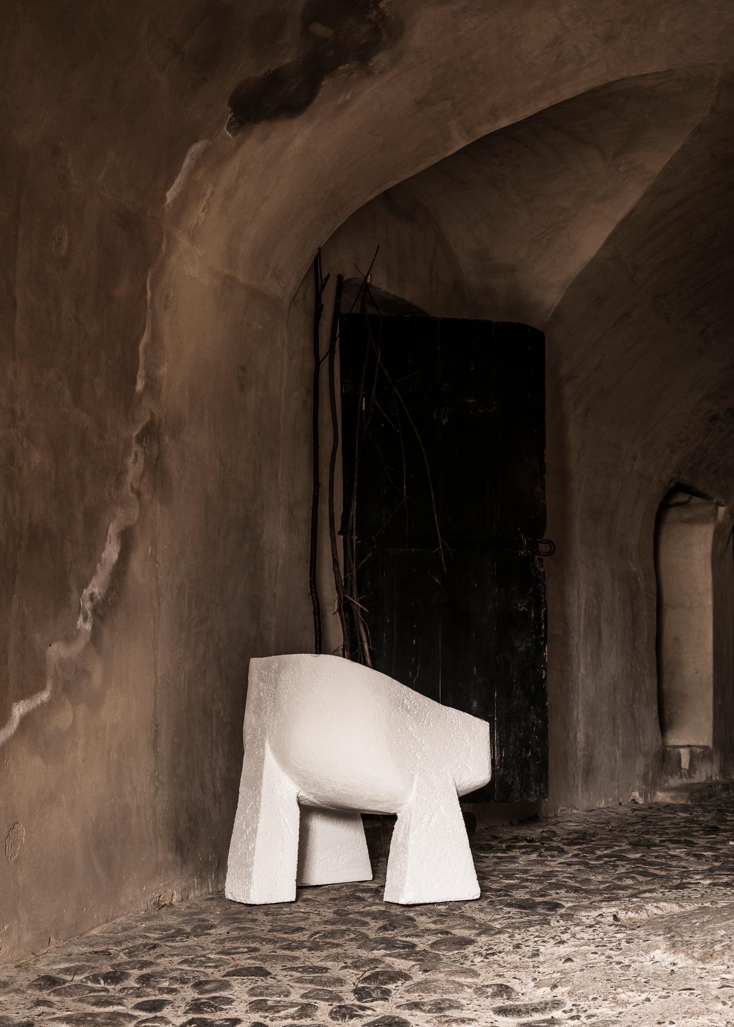 Polystyrene Klot Chair by Lucas Morten