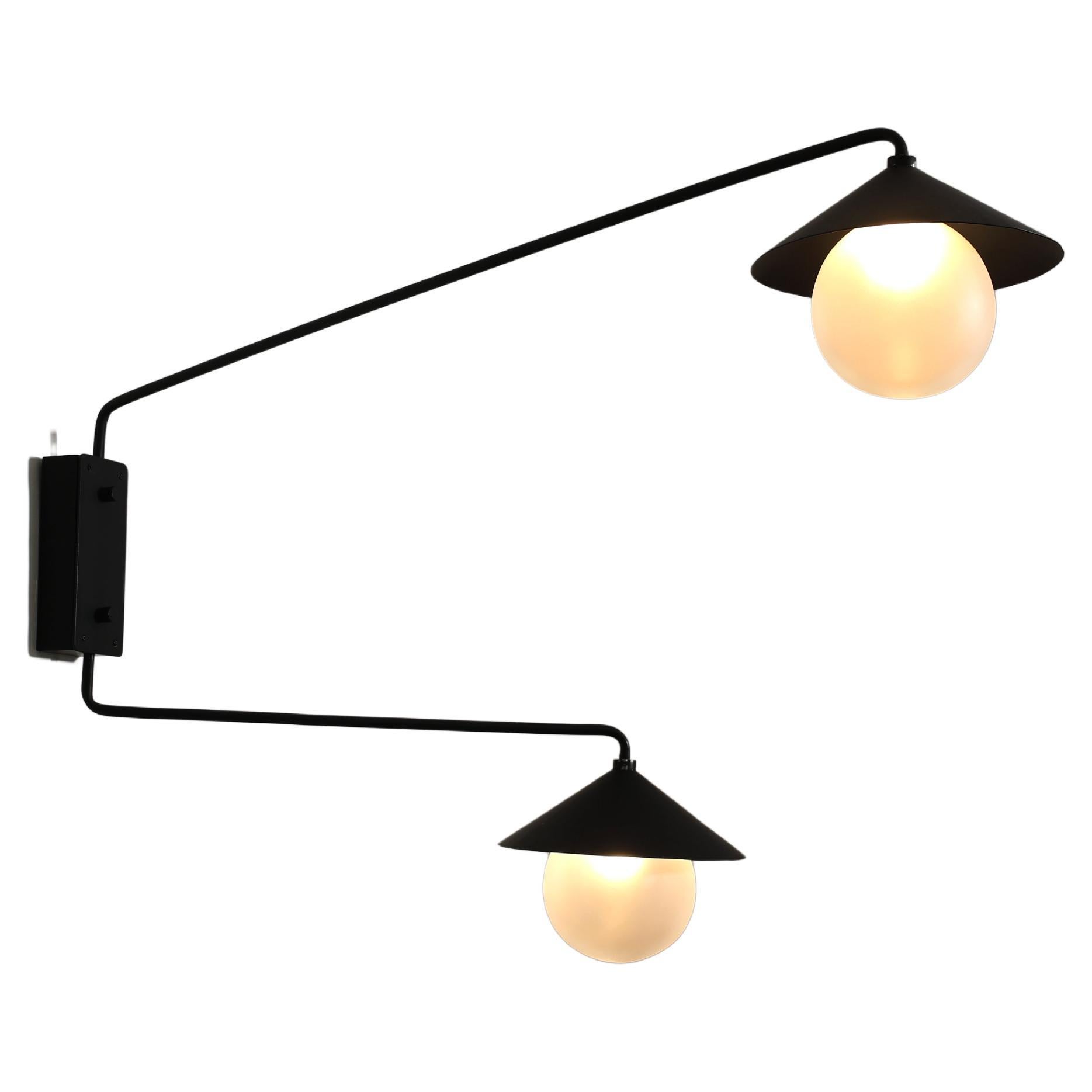 Klove Studio's Two Arm Hut Wall Light For Sale