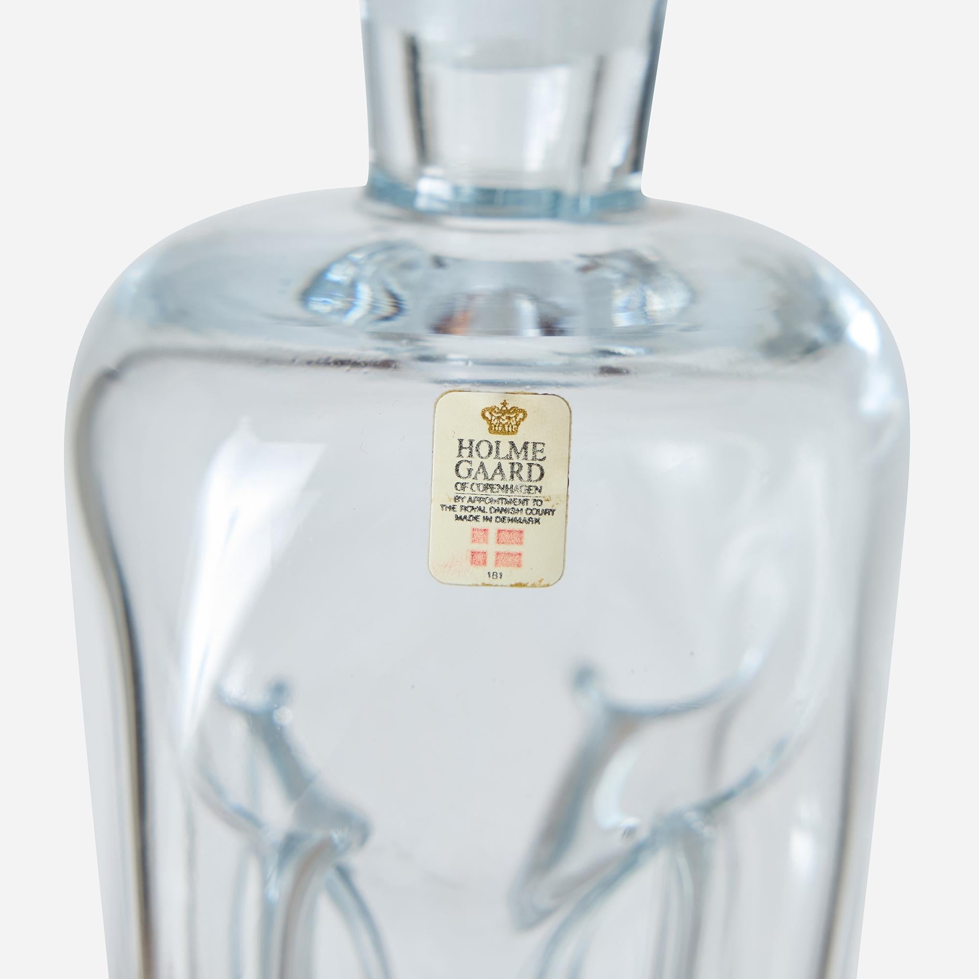 Decanter Kluk Kluk di Jacob Bang per Holmegaard in vendita 4