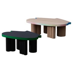 Kluskens Cloudy Coffee Table, Solid Oak, Handmade in the Netherlands