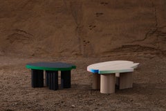 Kluskens Cloudy Impromptu Coffee Table in Solid Oak