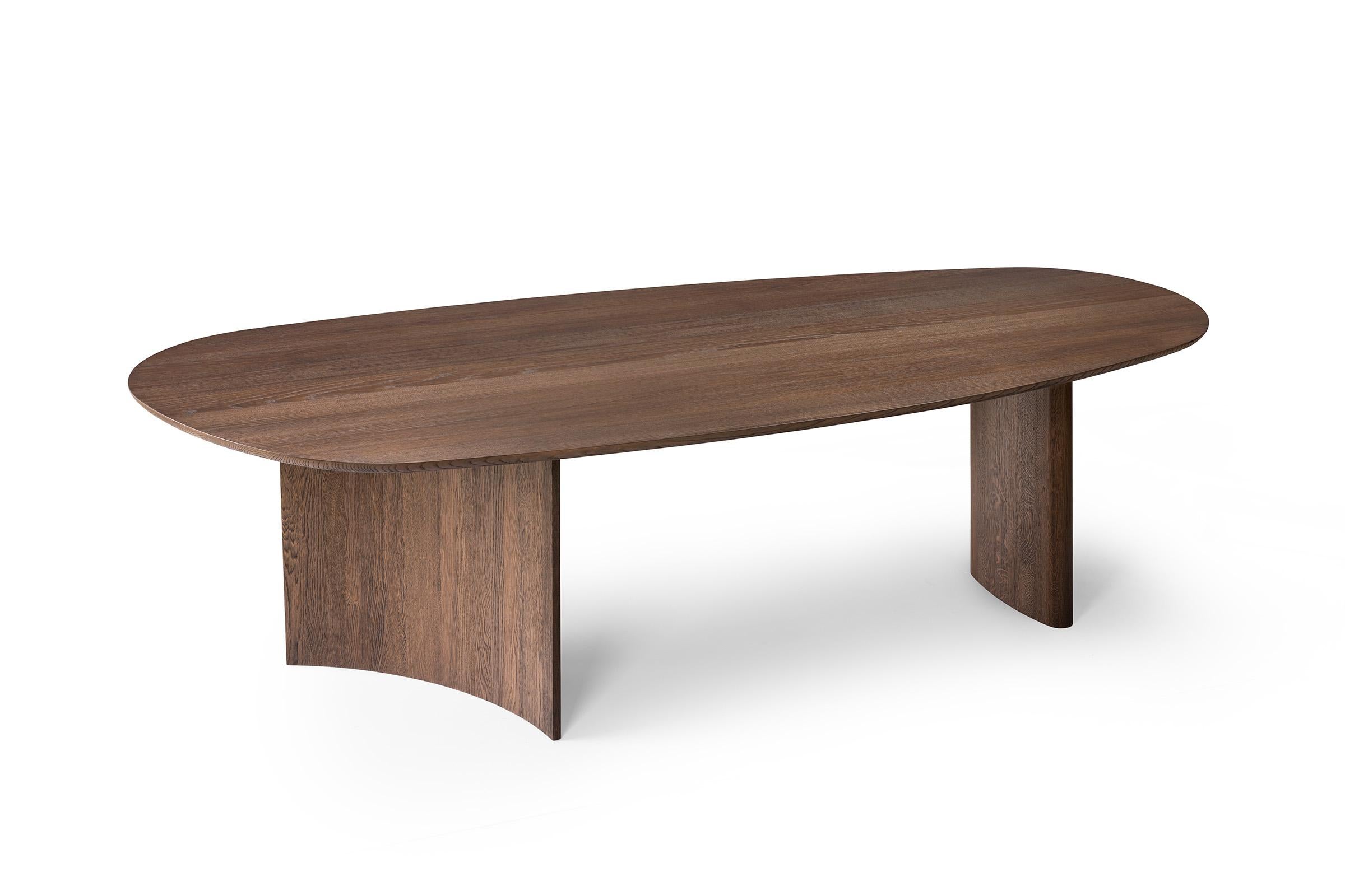 Mid-Century Modern Kluskens Organic Dining Table For Sale