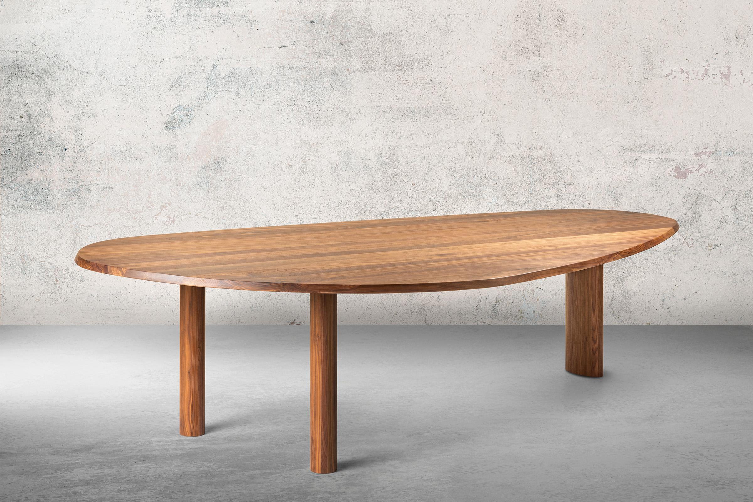 Walnut Kluskens Pernette Dining Table For Sale