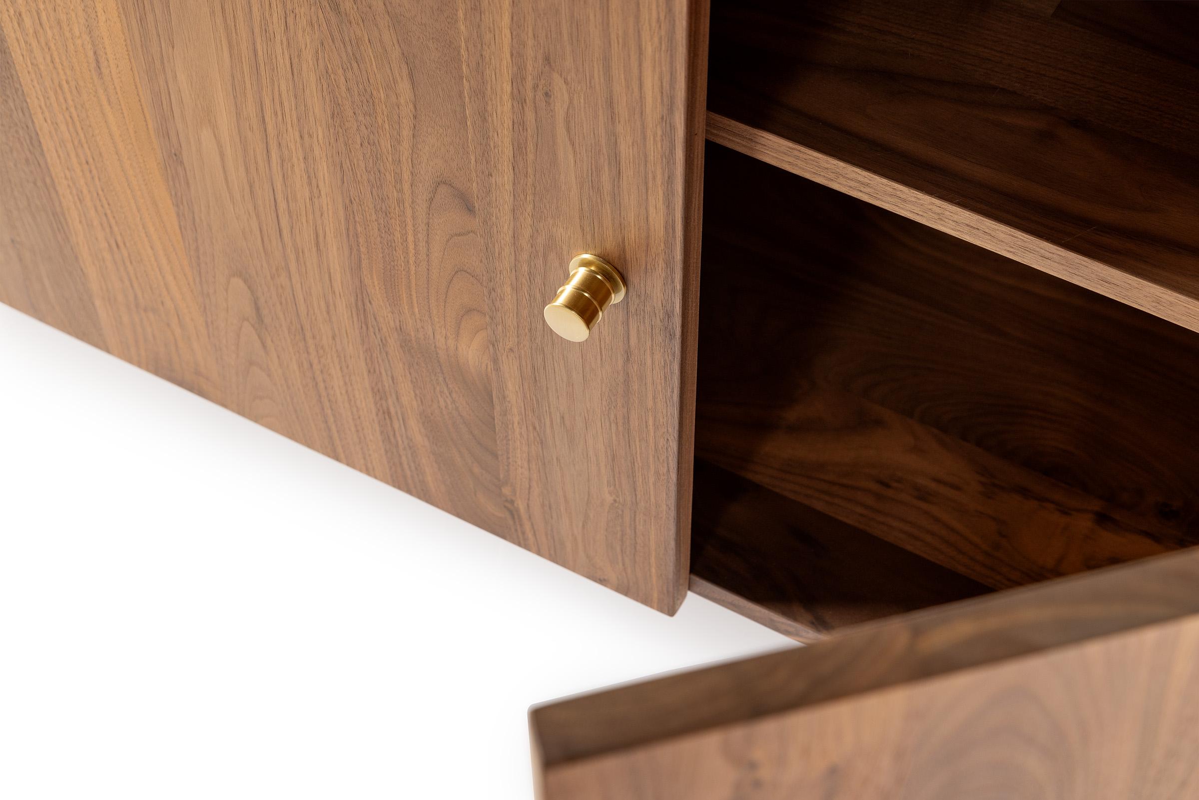 Dutch Kluskens Tessio Sideboard in Walnut For Sale