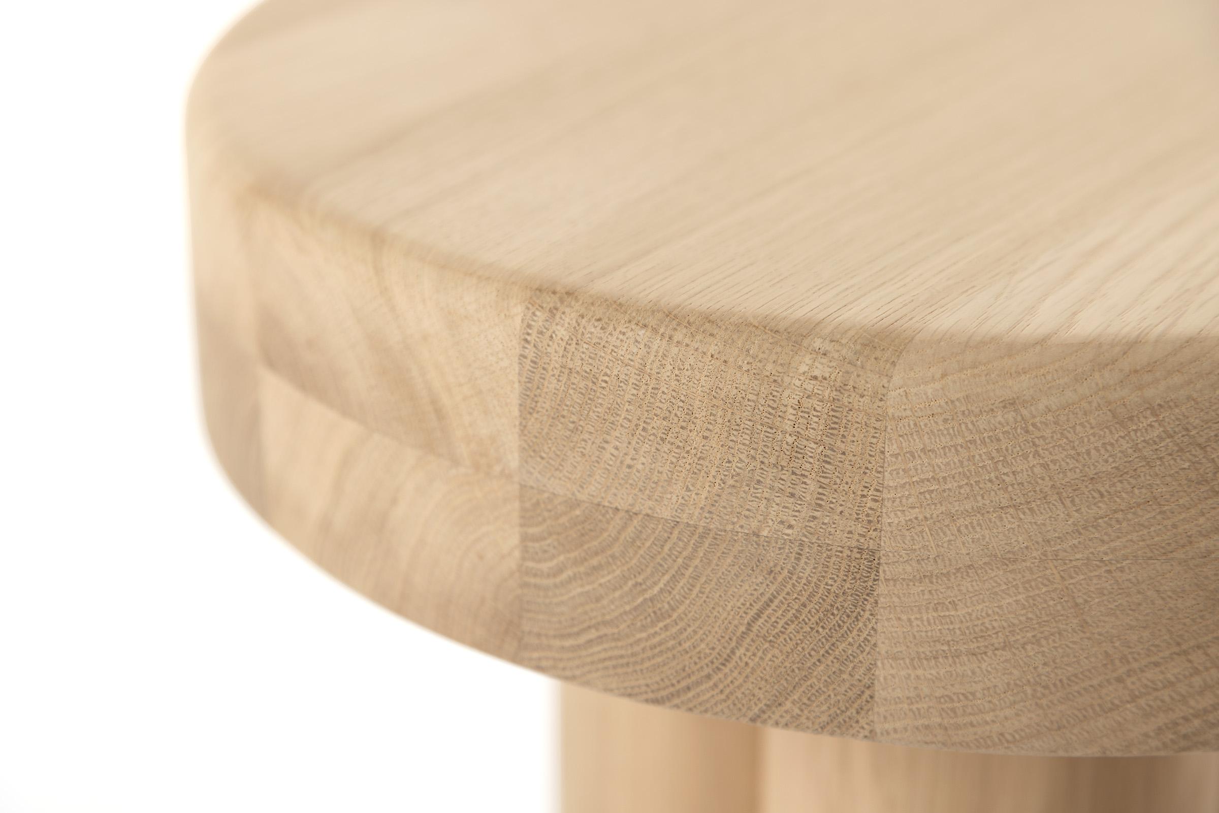 Kluskens Couchtische aus dickem Holz (Eichenholz) im Angebot
