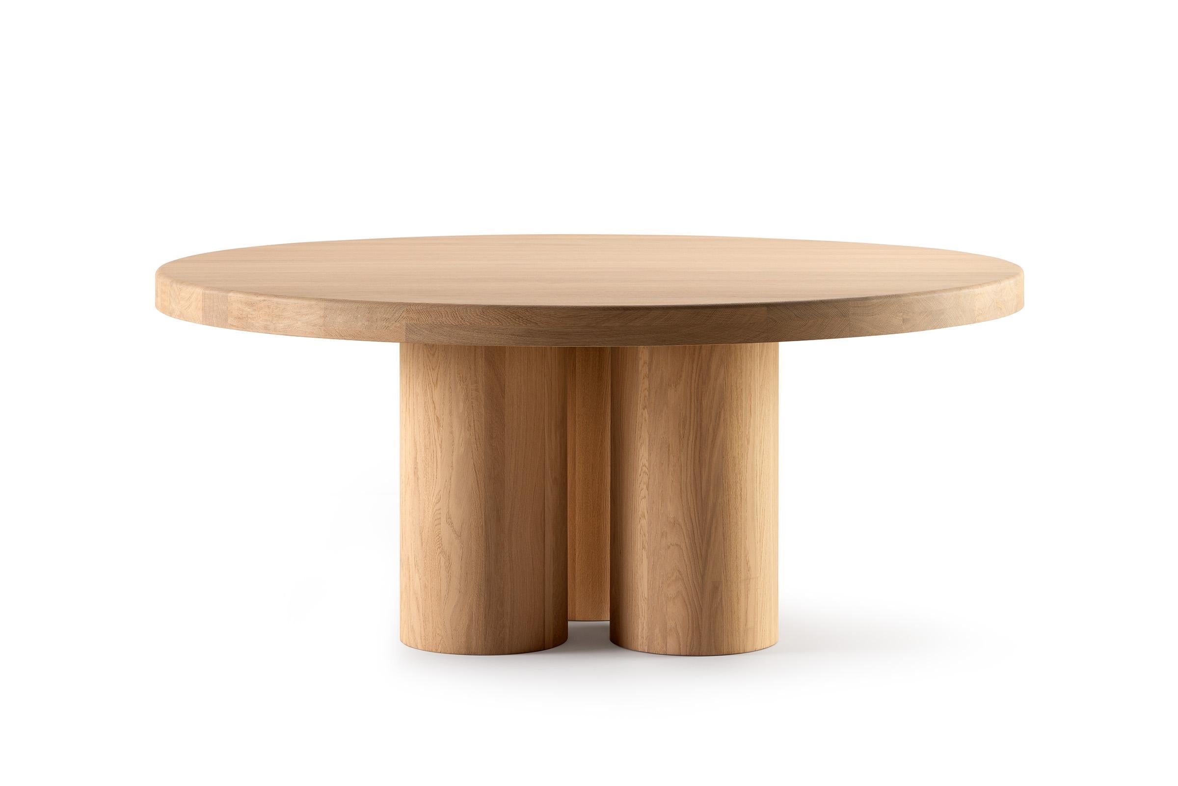 Kluskens Thick-Wood Dining Table For Sale 3