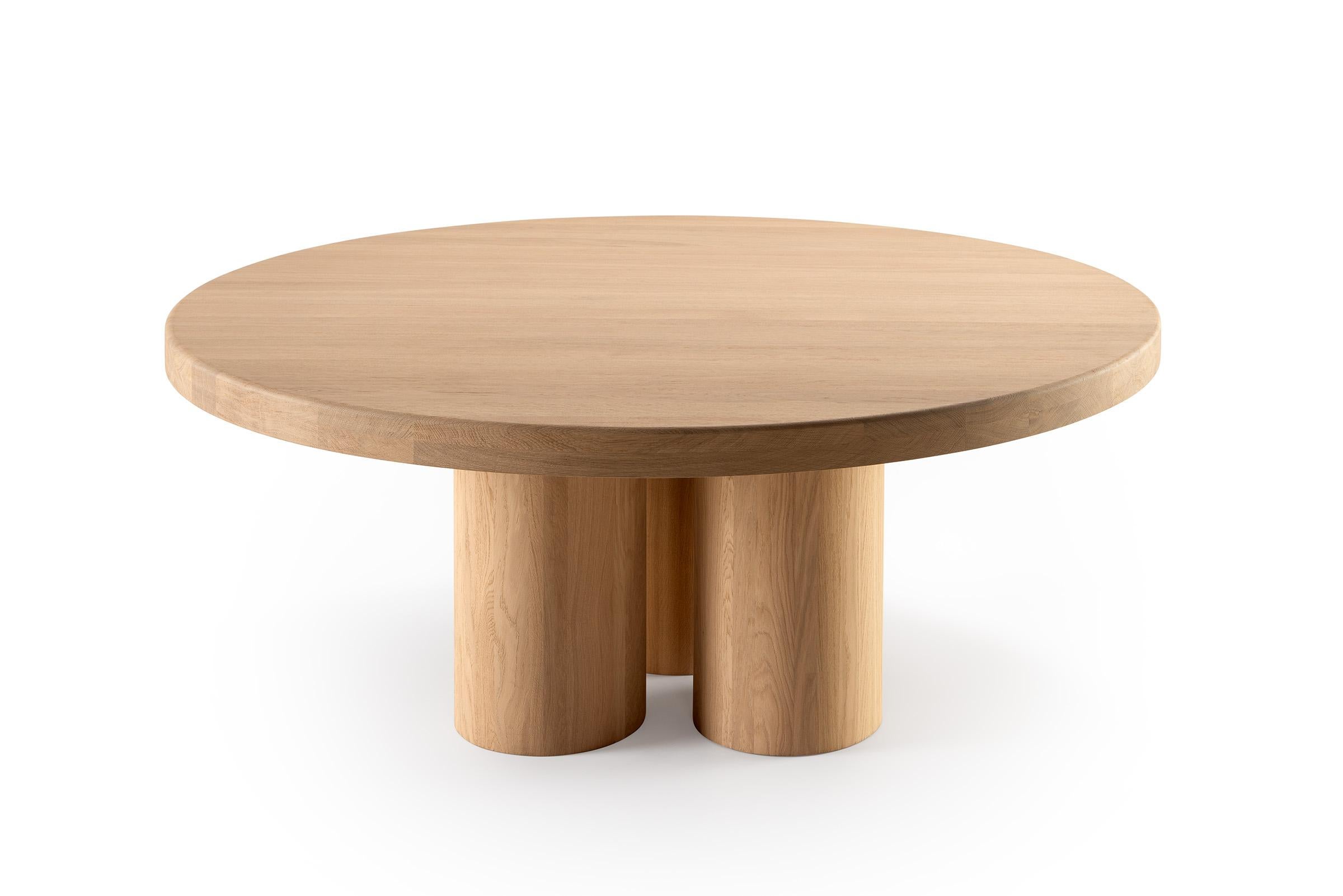 Kluskens Thick-Wood Dining Table For Sale 5