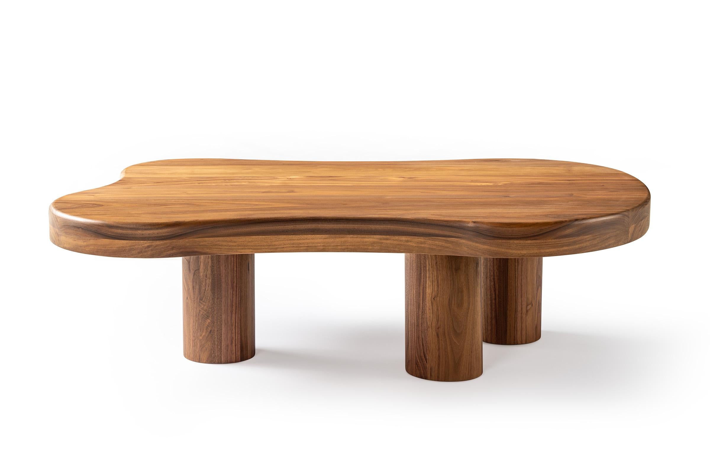 The Wild Spirit coffee table has various qualities that make it a striking piece of furniture. The design radiates both toughness and softness, and fits effortlessly in both large and compact living spaces. The shape of the table top creates a