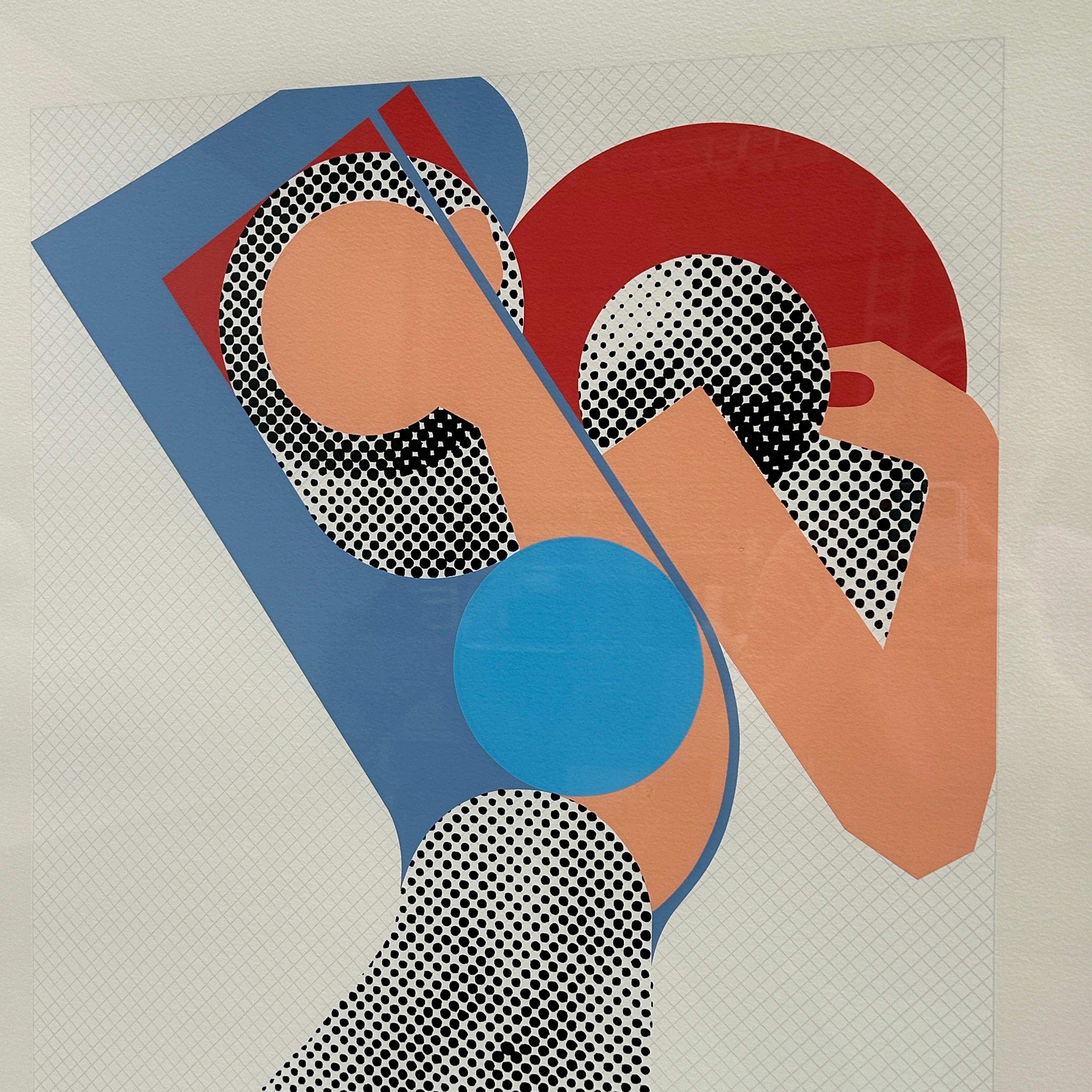 Gerald Laing's ‘KM (Kate Moss)’ is a striking contemporary portrait that revisits the artist's Pop Art roots through a modern lens. A prominent figure in 1960s Pop Art, Laing’s career evolved, yet he consistently returned to powerful figurative