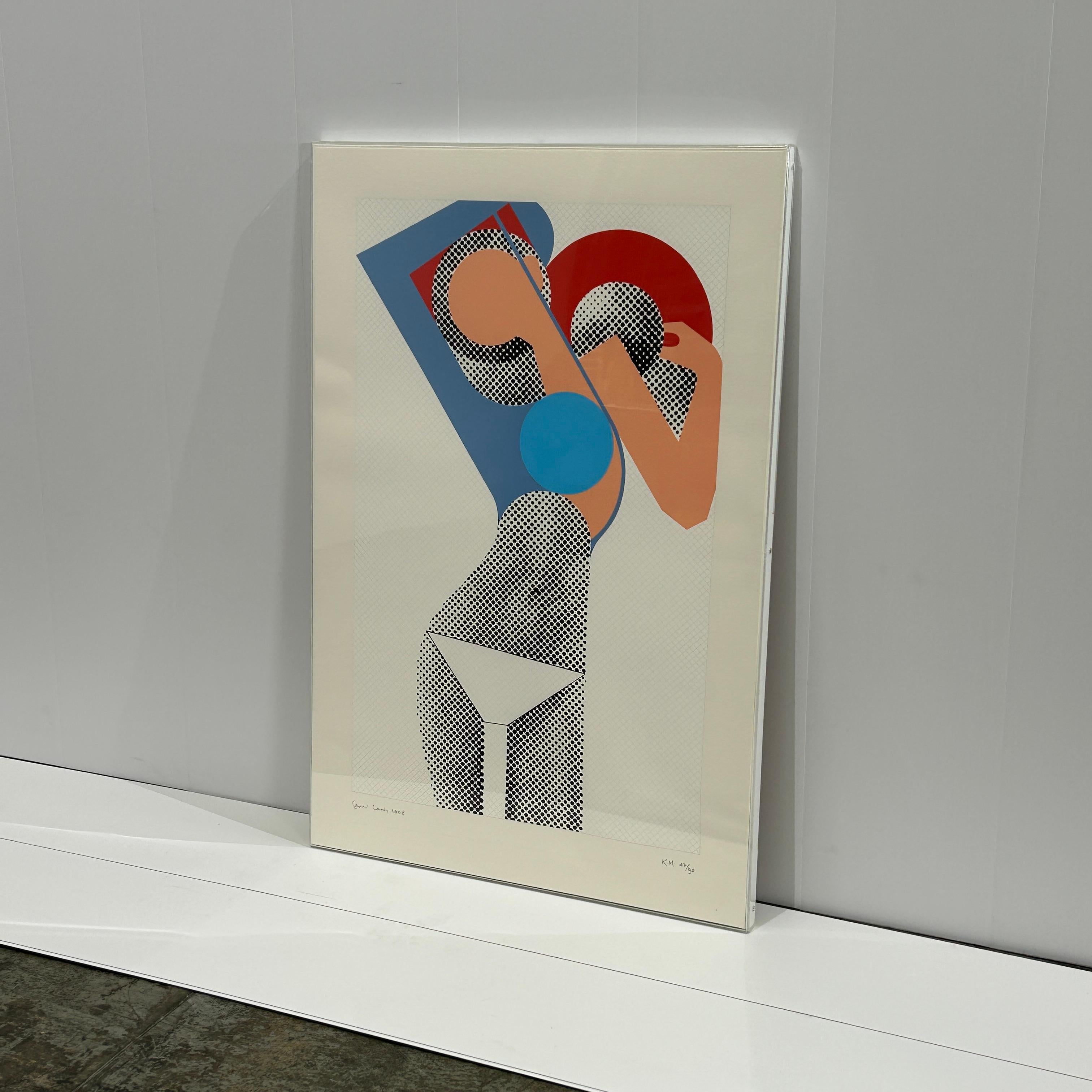 KM Kate Moss by Gerald Laing In Good Condition For Sale In Basildon, London