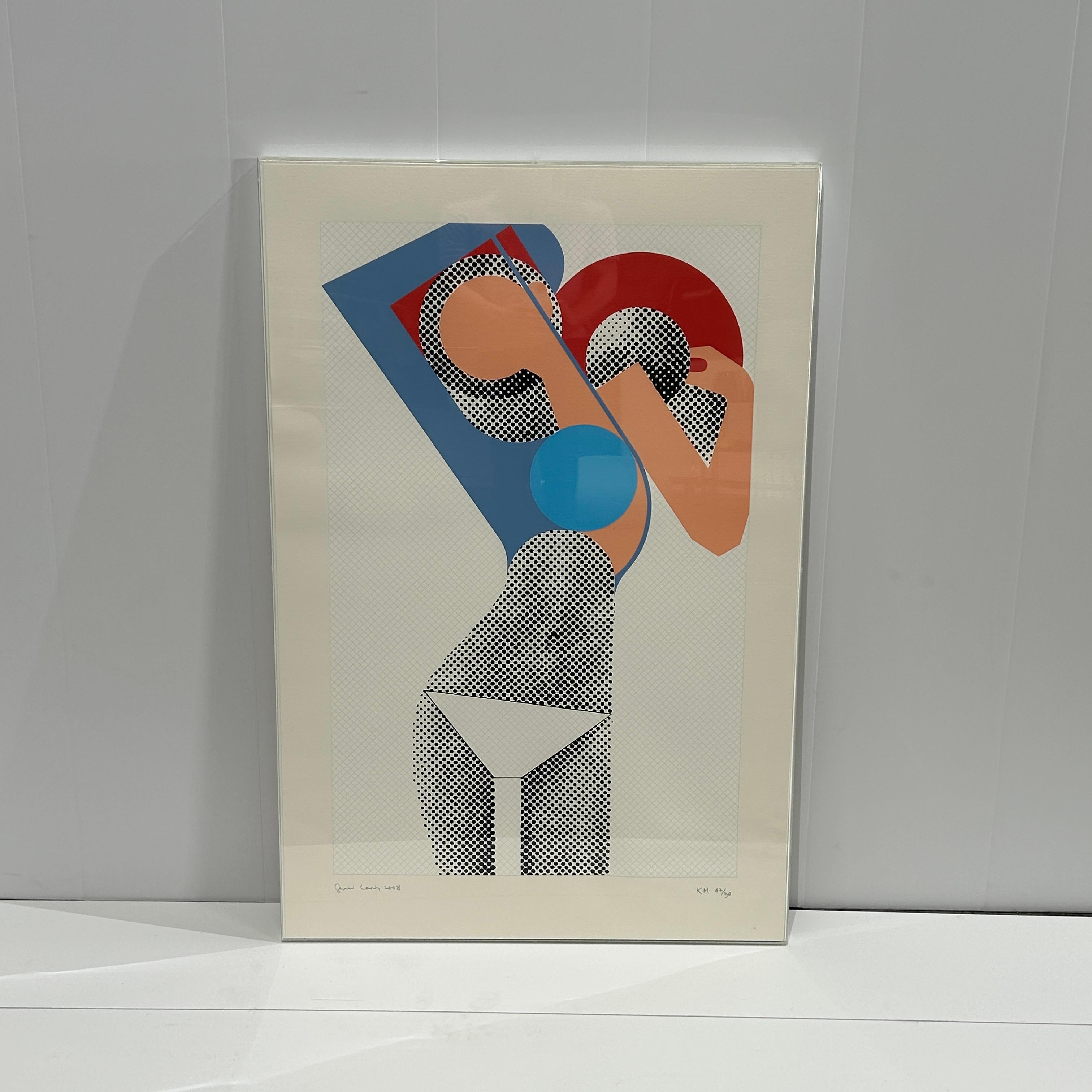 Paper KM Kate Moss by Gerald Laing For Sale