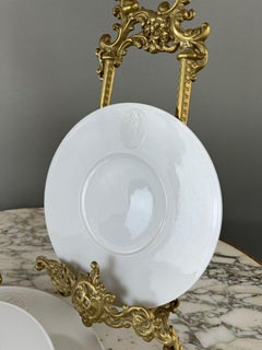 Kmp Berlin Porcelain Flatware And Dessert Plates Set, 20th Century