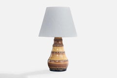 Knabstrup, Table Lamp, Ceramic, Denmark, 1960s