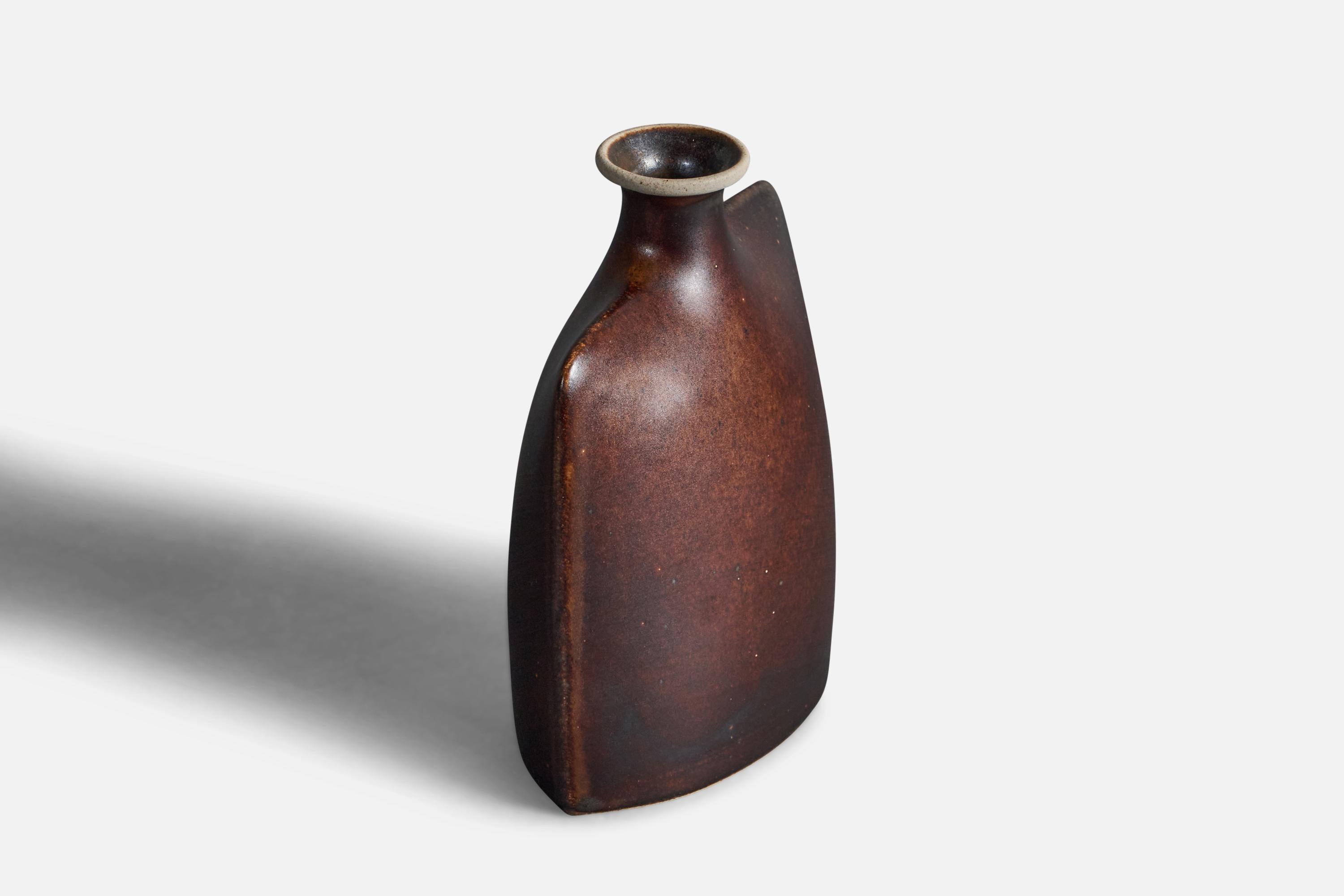 Mid-Century Modern Knabstrup, Vase, Stoneware, Denmark, 1960s For Sale