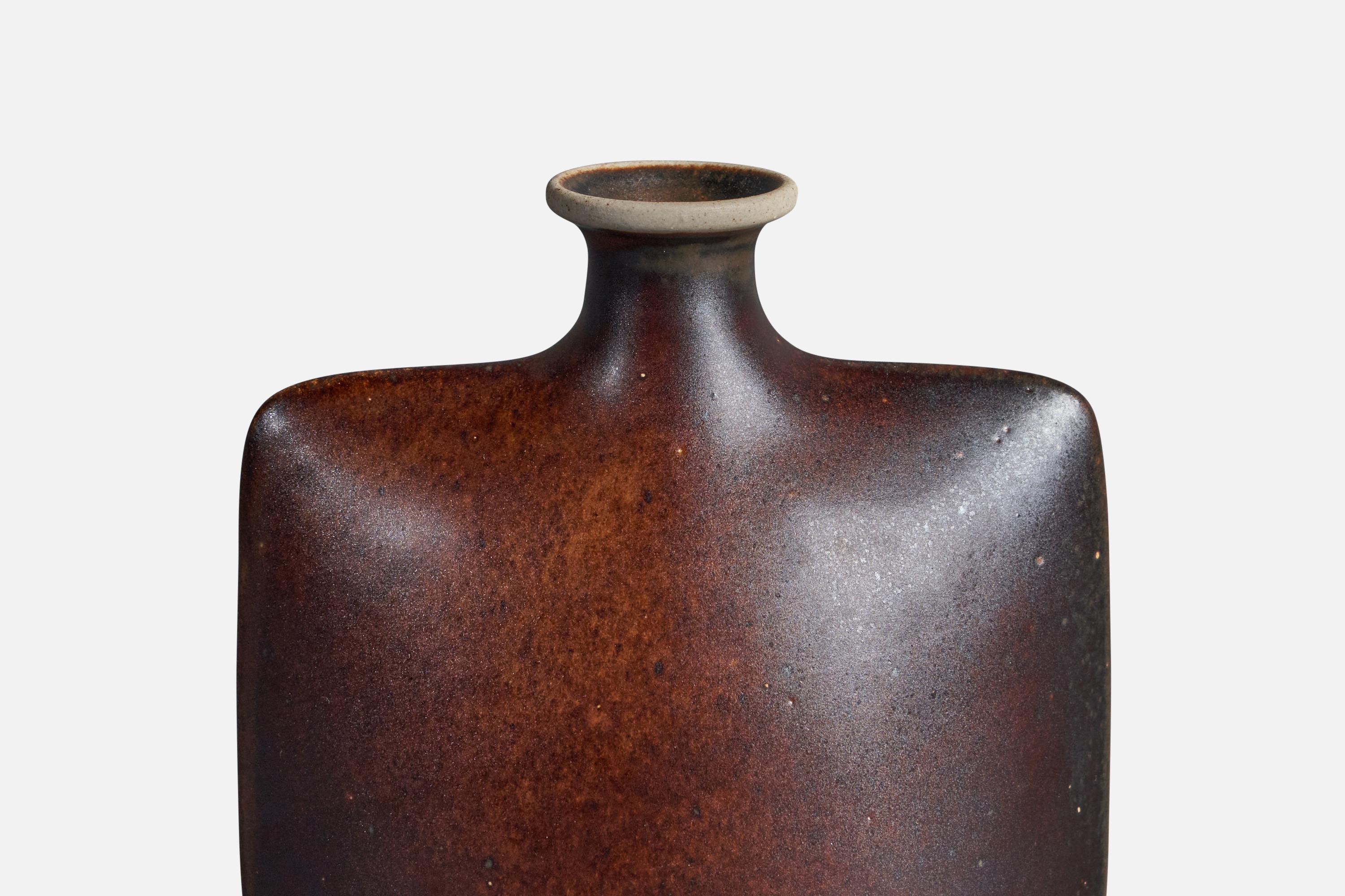 Danish Knabstrup, Vase, Stoneware, Denmark, 1960s For Sale