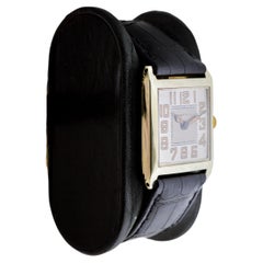 Knapp & Co. 14Kt Yellow Gold Art Deco Watch 1940's High Grade Hand Made