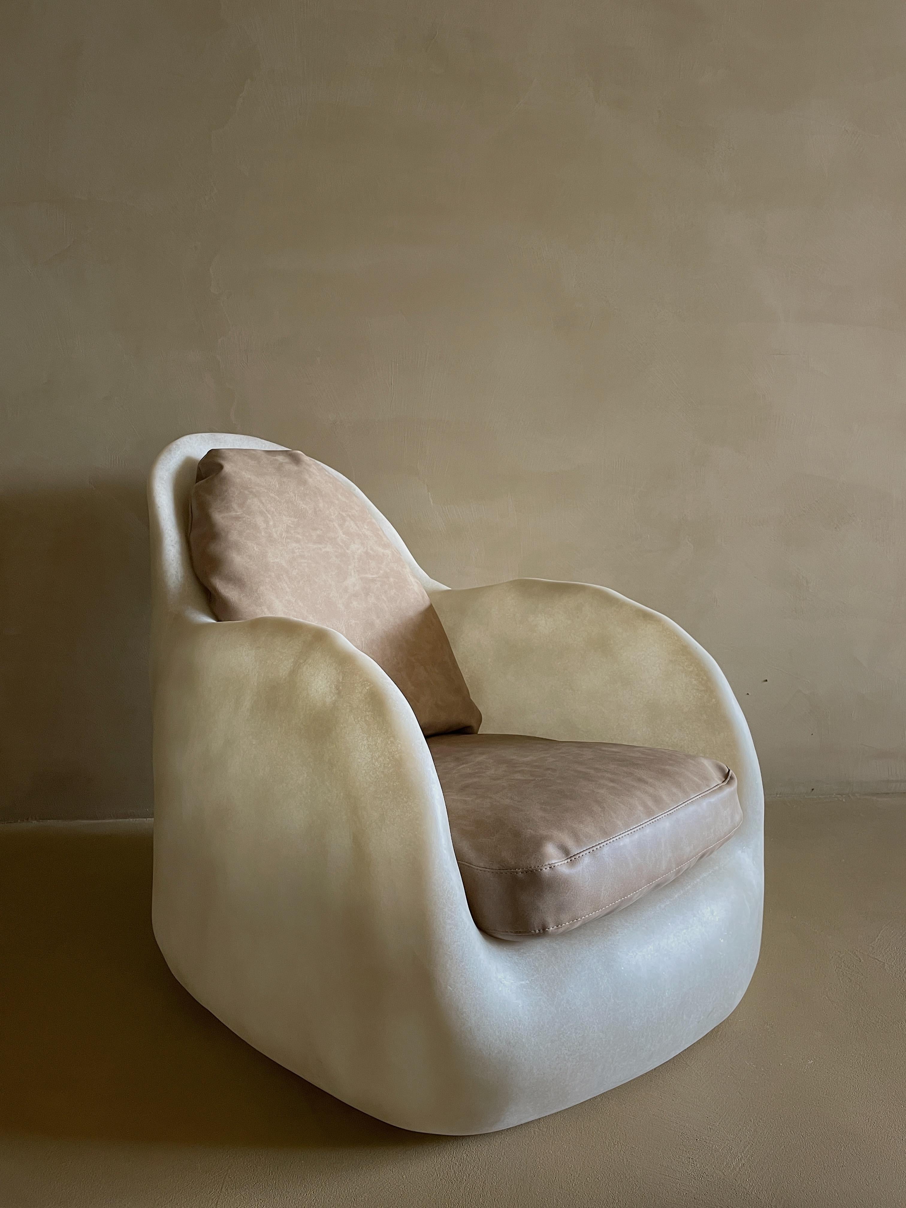 Fiberglass Knead Lounge by Karstudio For Sale