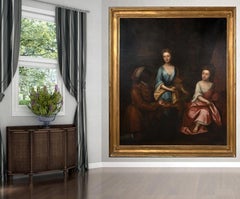 Portrait Of Two Girls & A Servant, 17th Century