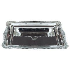 Knickknack Tray, Sterling Silver Rectangular Tray, Made in Italy