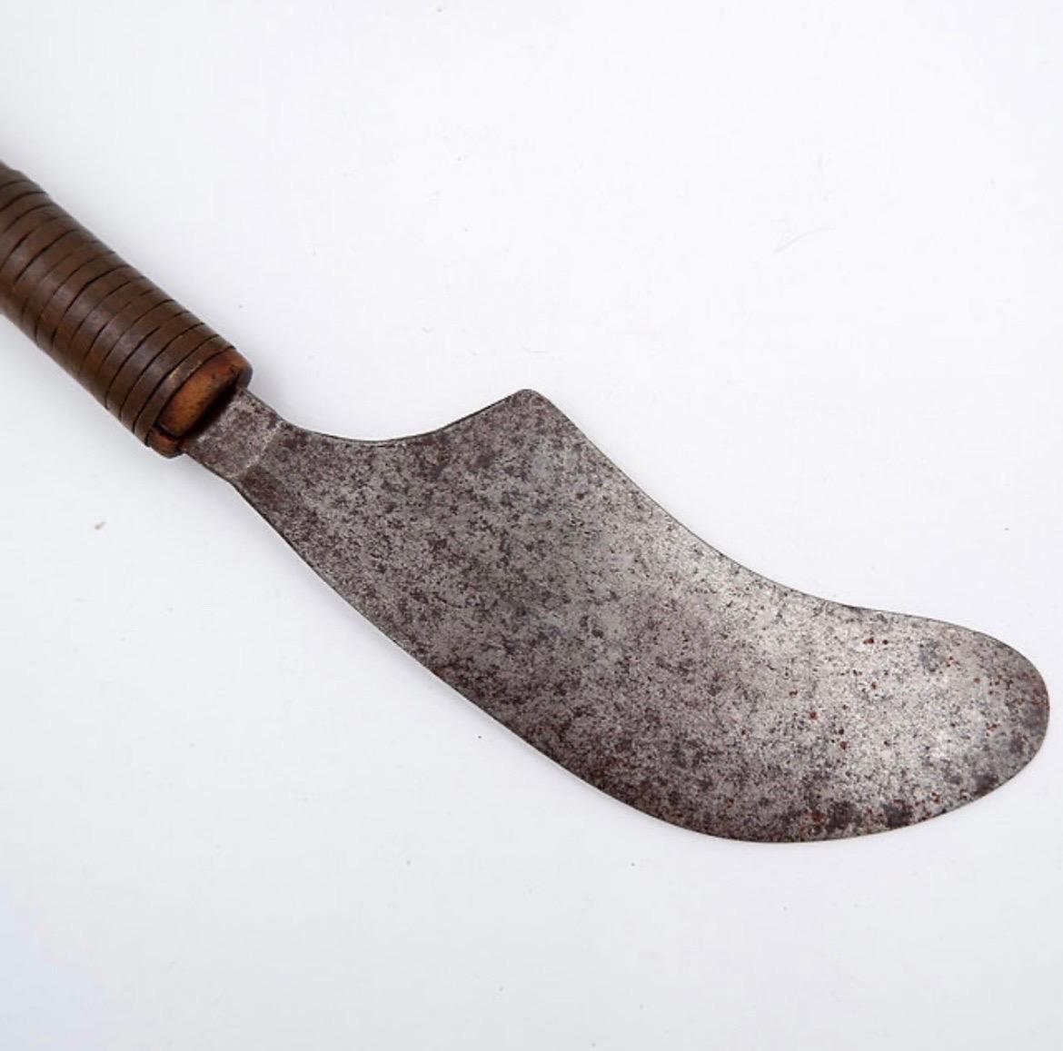 Cuchillo De La Tribu Momvu Meje Mangbetu - Dr Congo Región Uele - 19th African Artes y manualidades en venta
