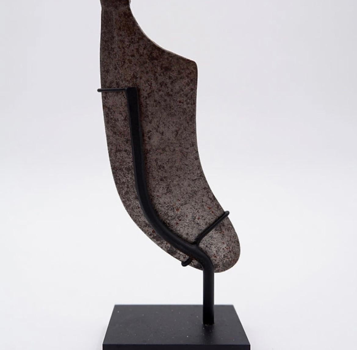 Cuchillo De La Tribu Momvu Meje Mangbetu - Dr Congo Región Uele - 19th African en Bueno estado para la venta en Linkebeek, BE