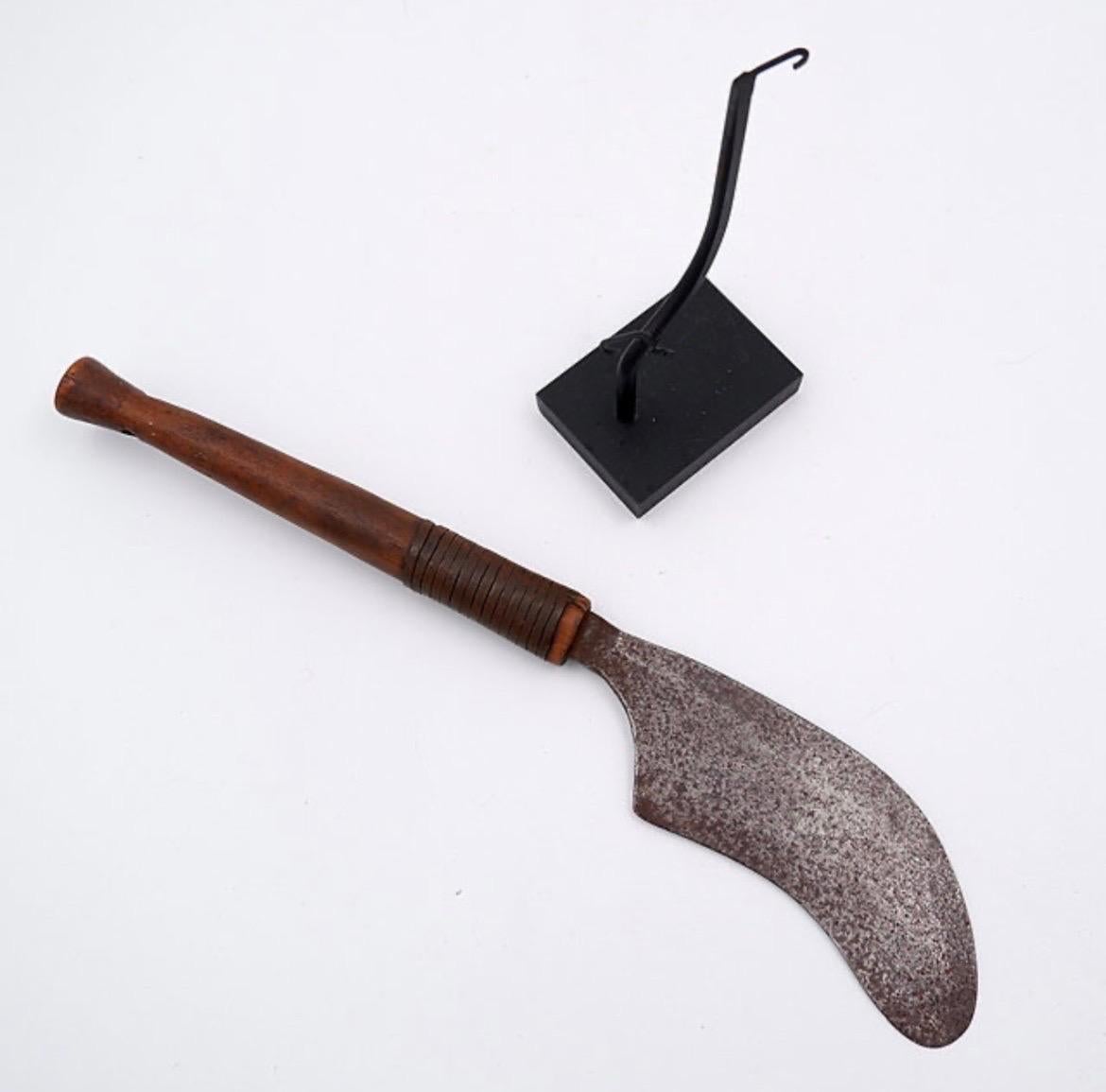 Cuchillo De La Tribu Momvu Meje Mangbetu - Dr Congo Región Uele - 19th African en venta 1