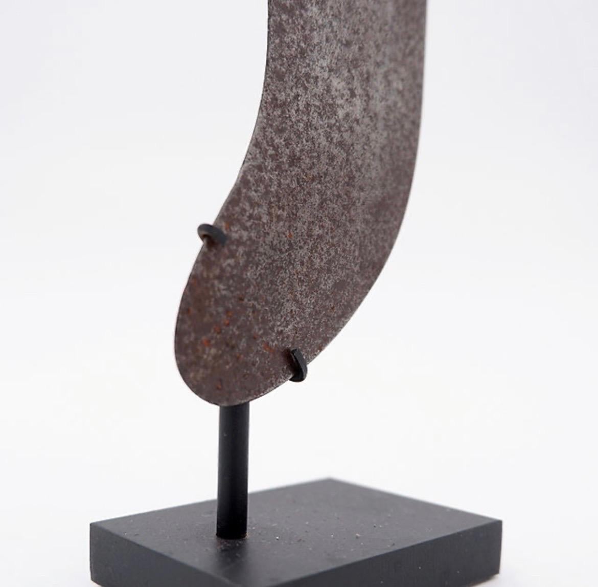 Cuchillo De La Tribu Momvu Meje Mangbetu - Dr Congo Región Uele - 19th African en venta 2