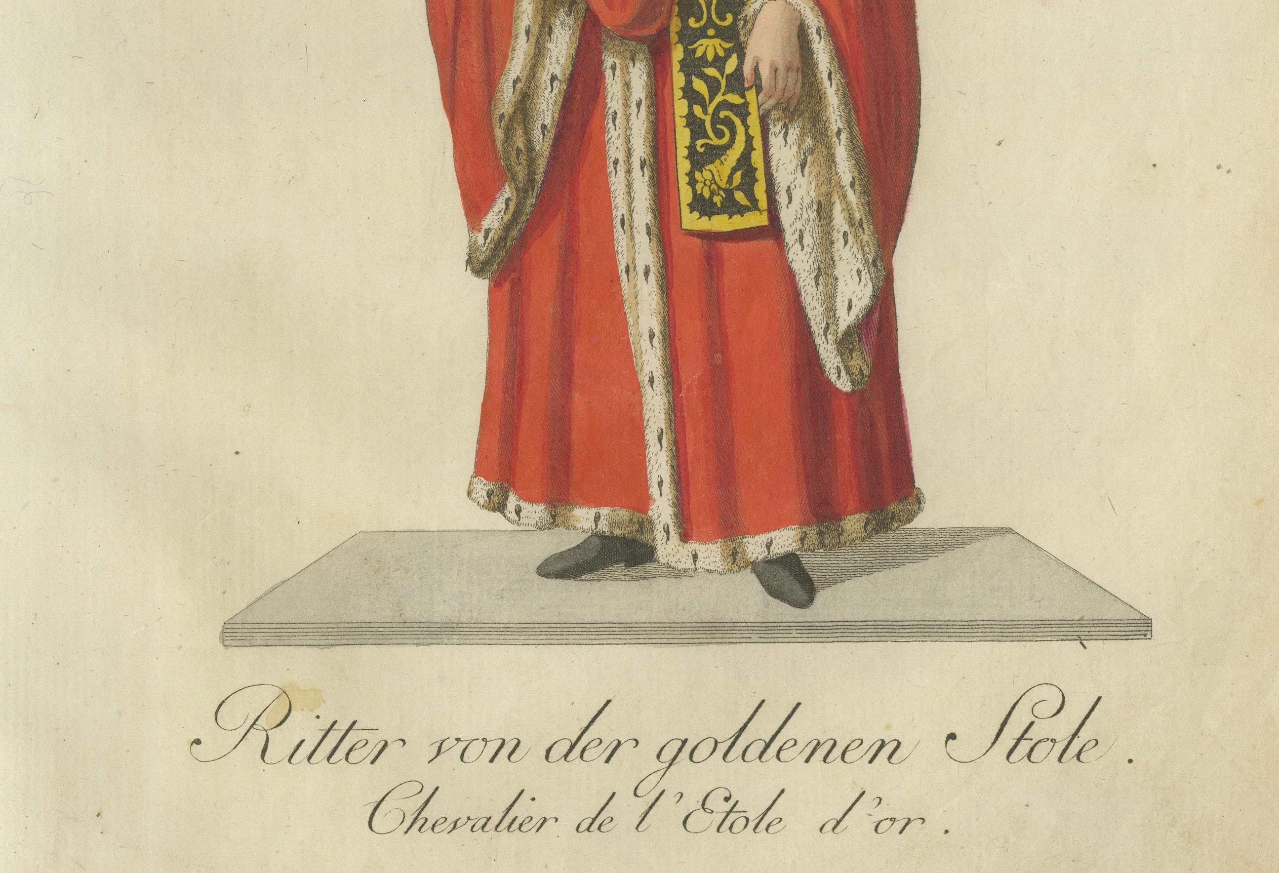 Knight of the Golden Stole in Ceremonial Robe, from 