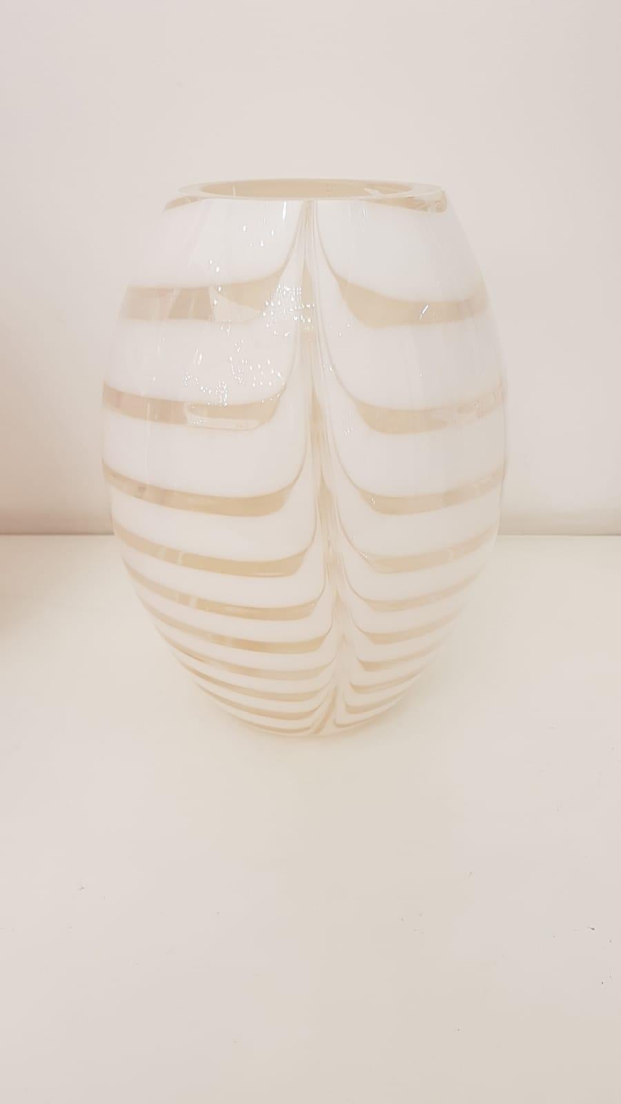 Post-Modern Knight White Vase by Purho For Sale