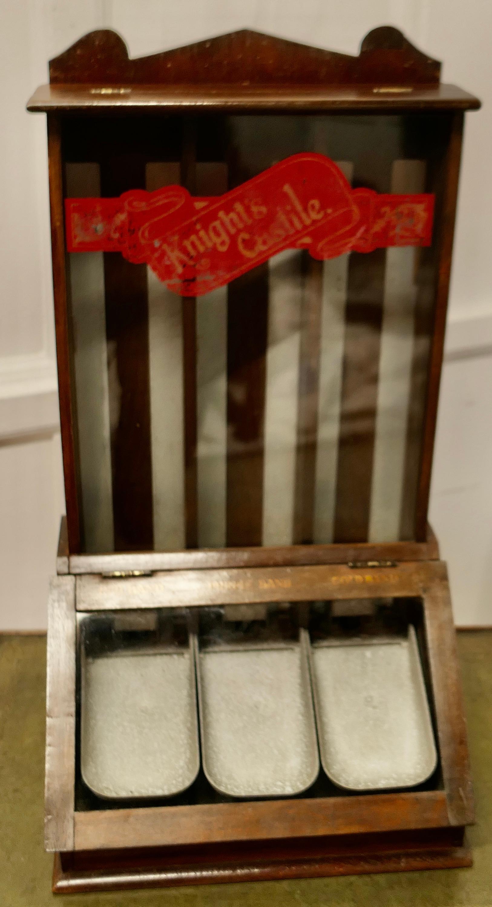 Knight's Castile Chemist Shop Display Soap Dispensing Cabinet    en vente 5