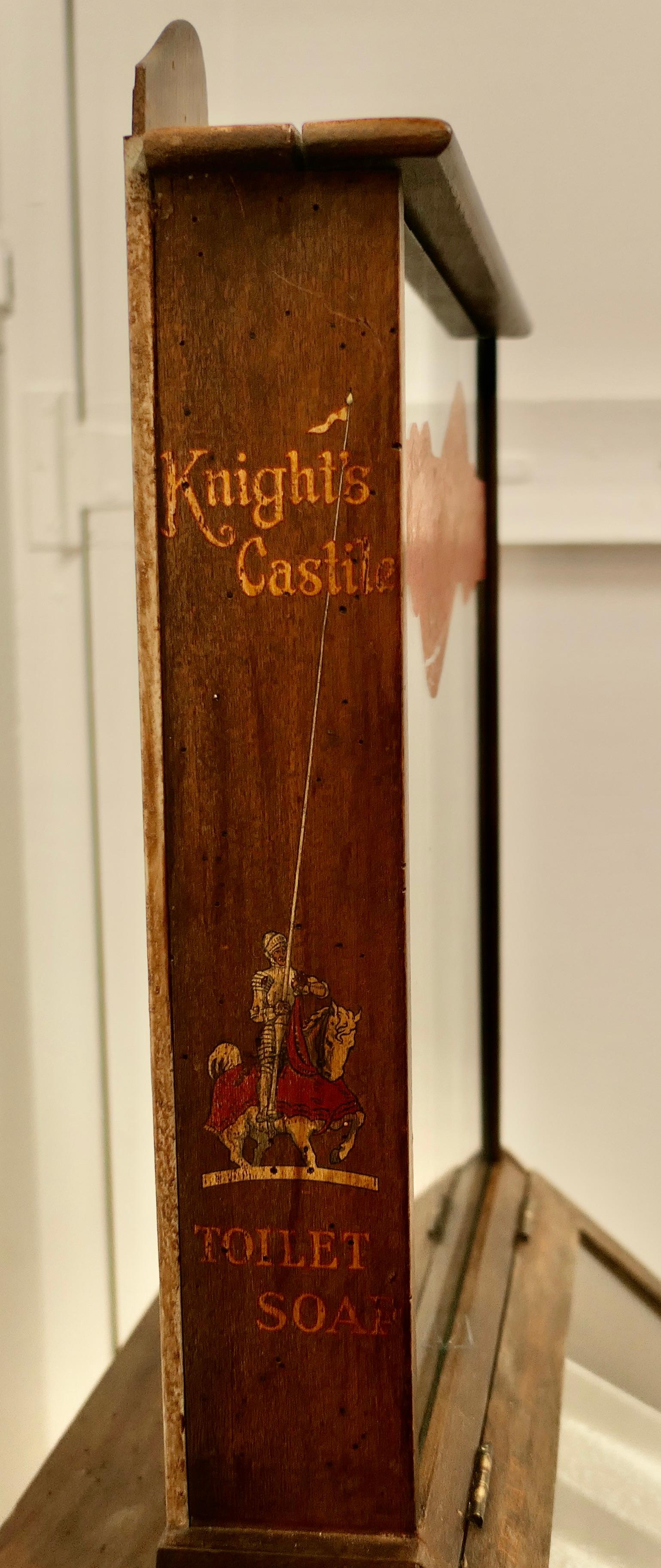 Knight's Castile Chemist Shop Display Soap Dispensing Cabinet    en vente 3